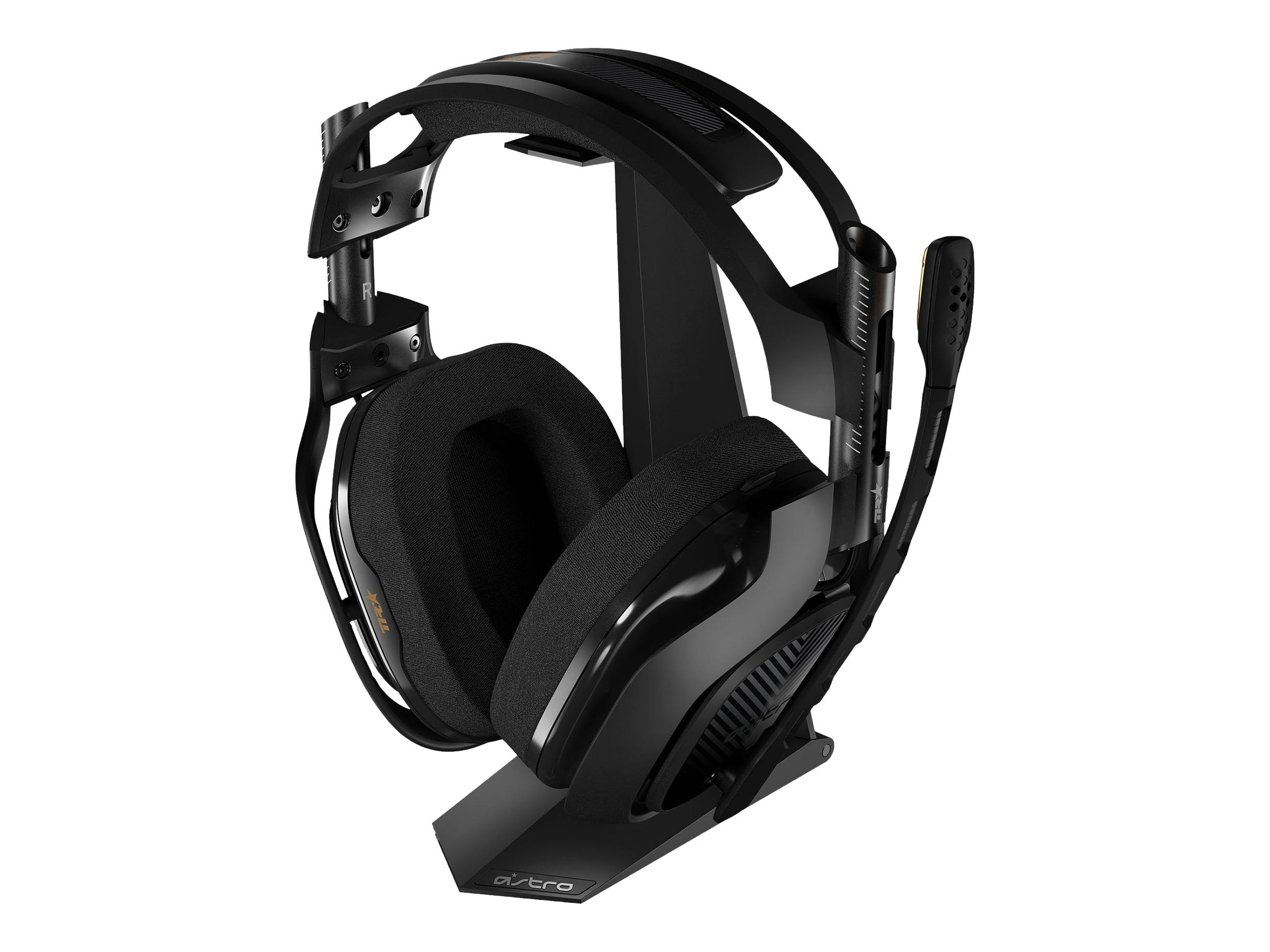 Folding Headset Stand - Black - View 2