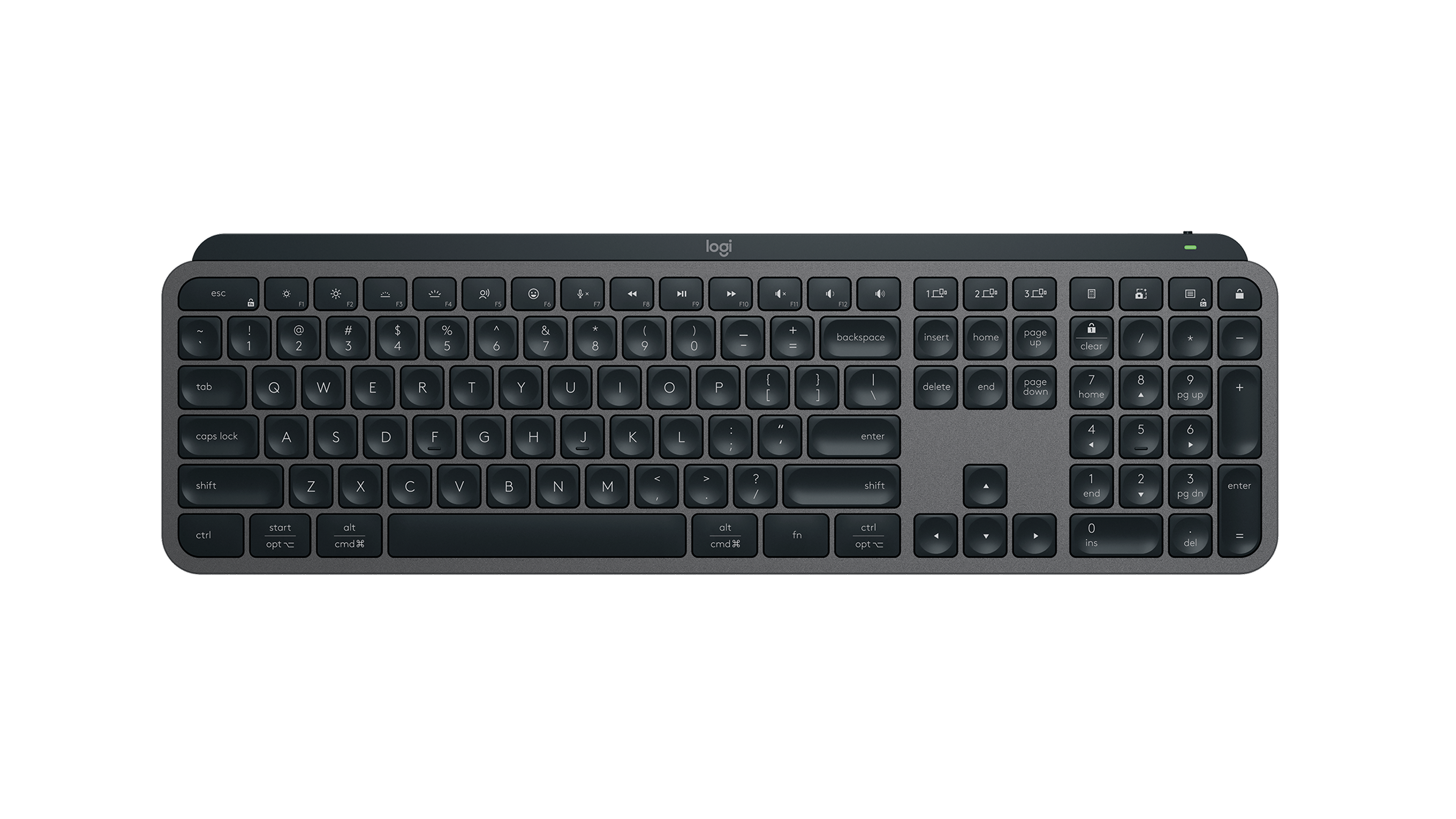 MX Keys S - Graphite - English US (QWERTY)
