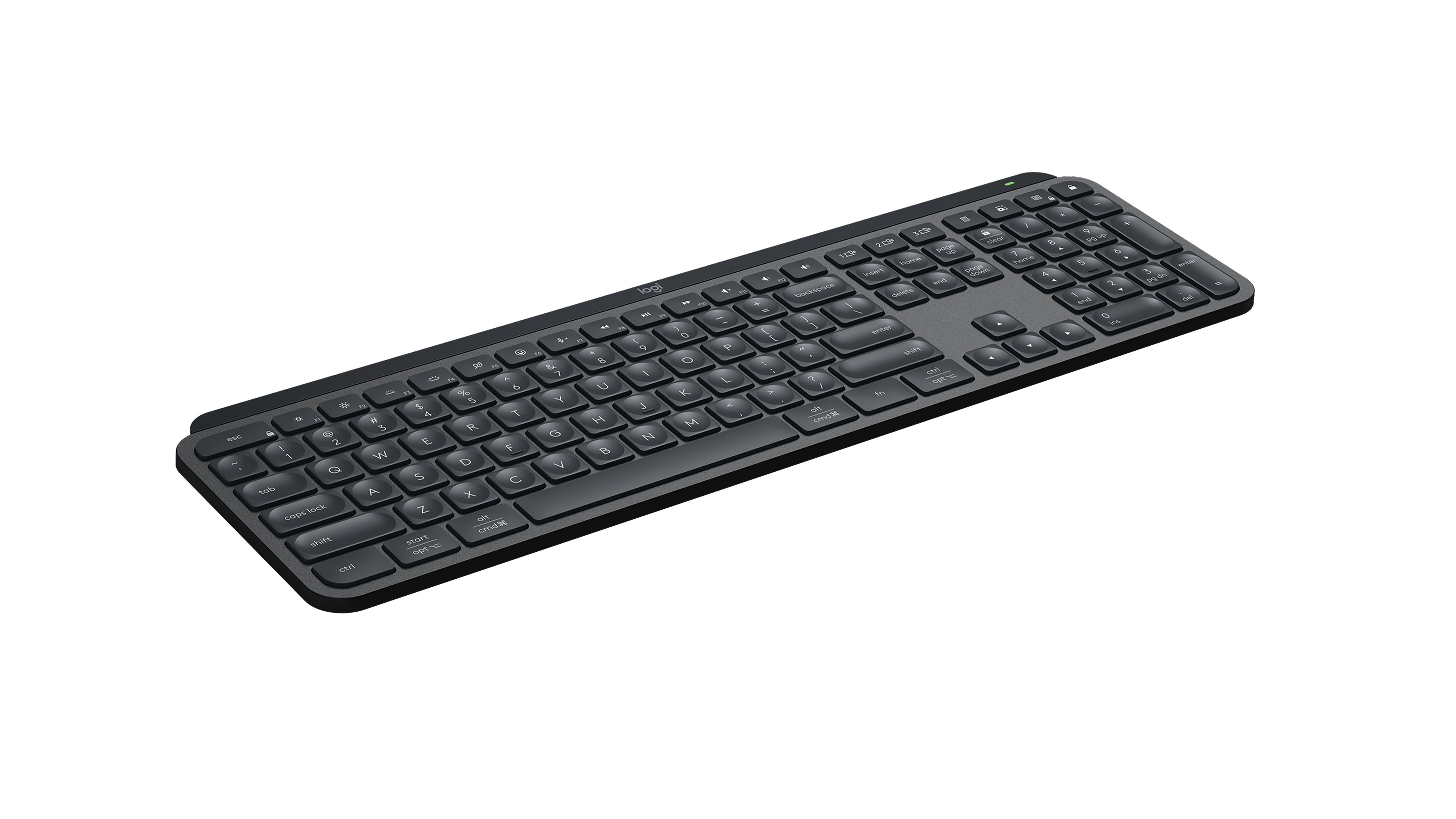 MX Keys S - Graphite - English US (QWERTY) - View 3