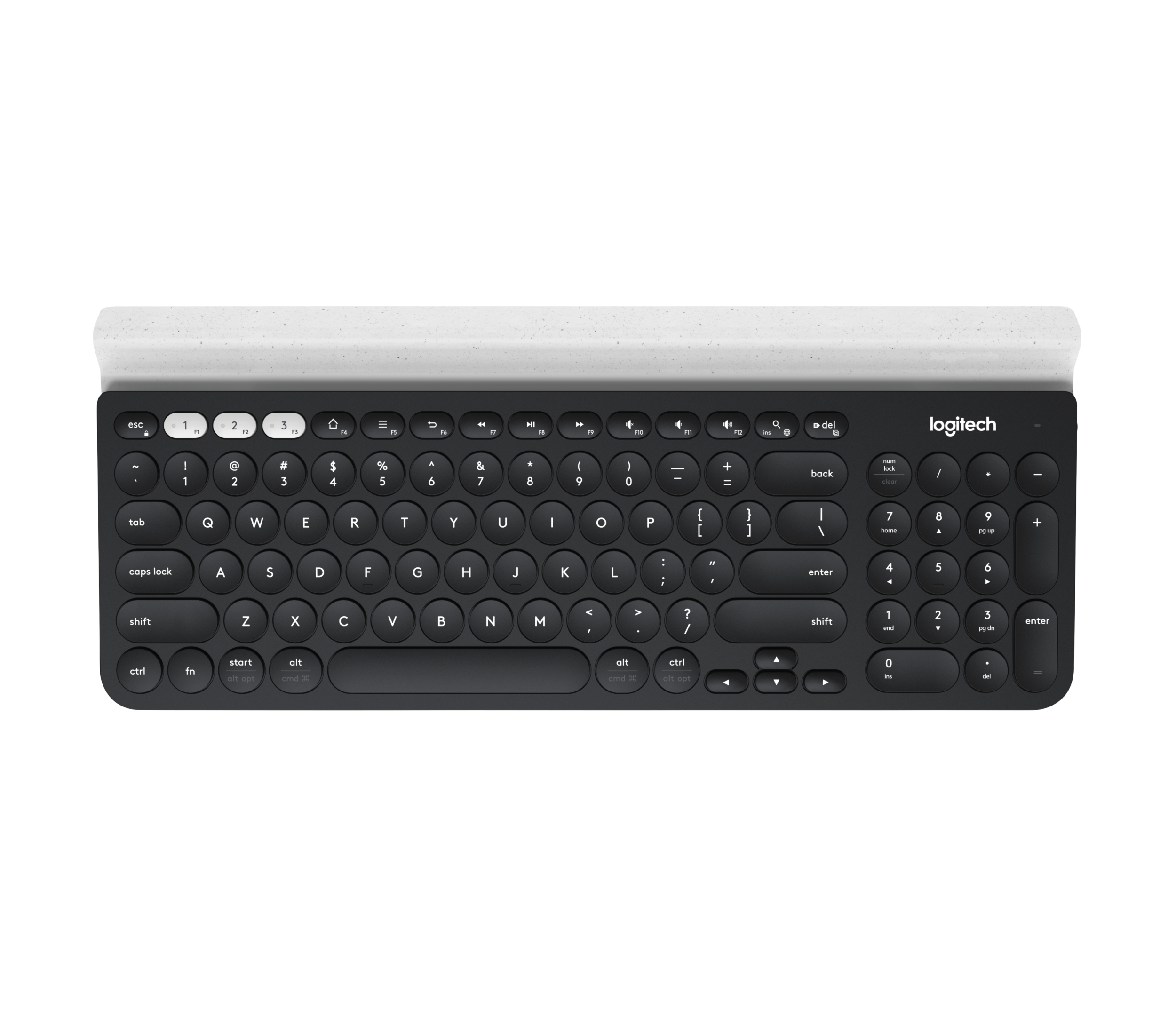 K780 Multi-Device Wireless Keyboard - Dark Grey/Speckled White - English US