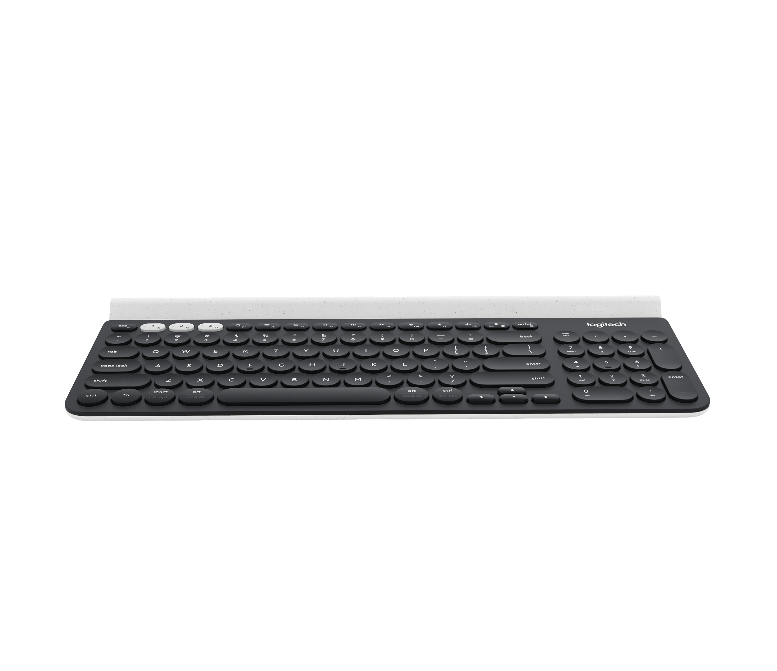 K780 Multi-Device Wireless Keyboard - Dark Grey/Speckled White - English US - View 2
