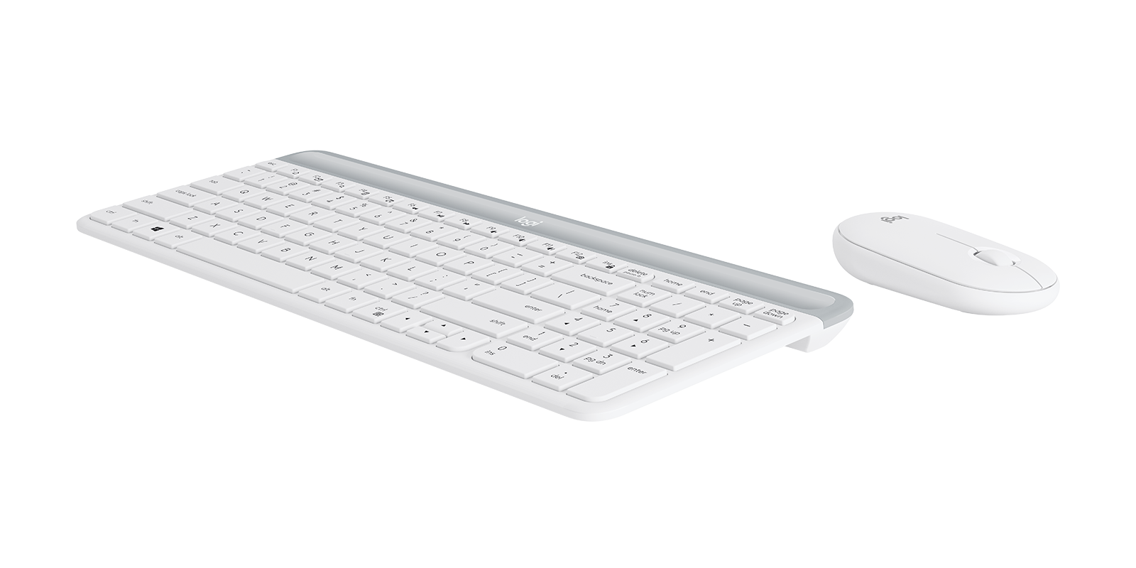MK470 SLIM COMBO - Off-white - English US (QWERTY) - View 2