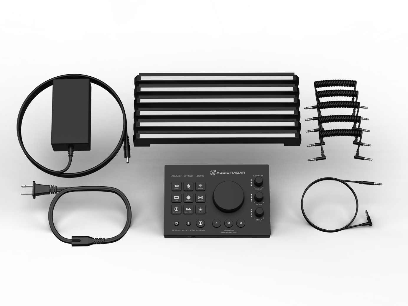 AUDIO RADAR BY AIRDROP GAMING - Black