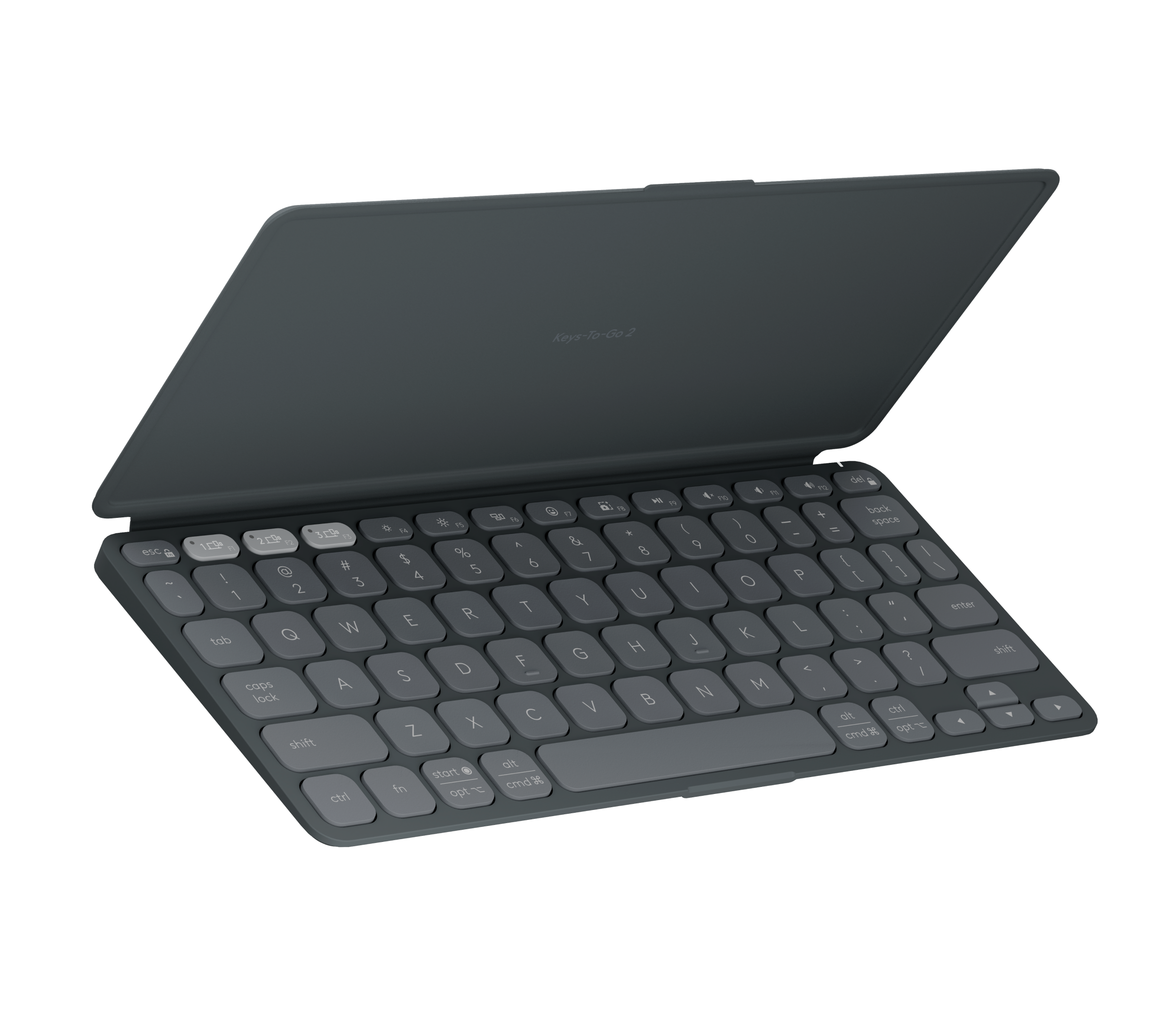 Refurbished Keys-To-Go 2 Tablet Keyboard - Graphite - English US (QWERTY) - View 2
