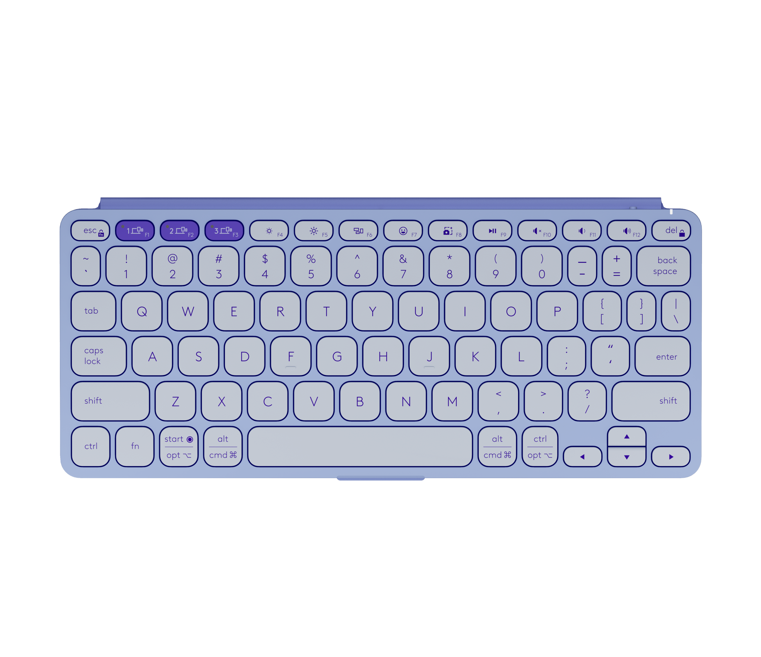 Refurbished Keys-To-Go 2 Tablet Keyboard - Graphite - English US (QWERTY) - View 4