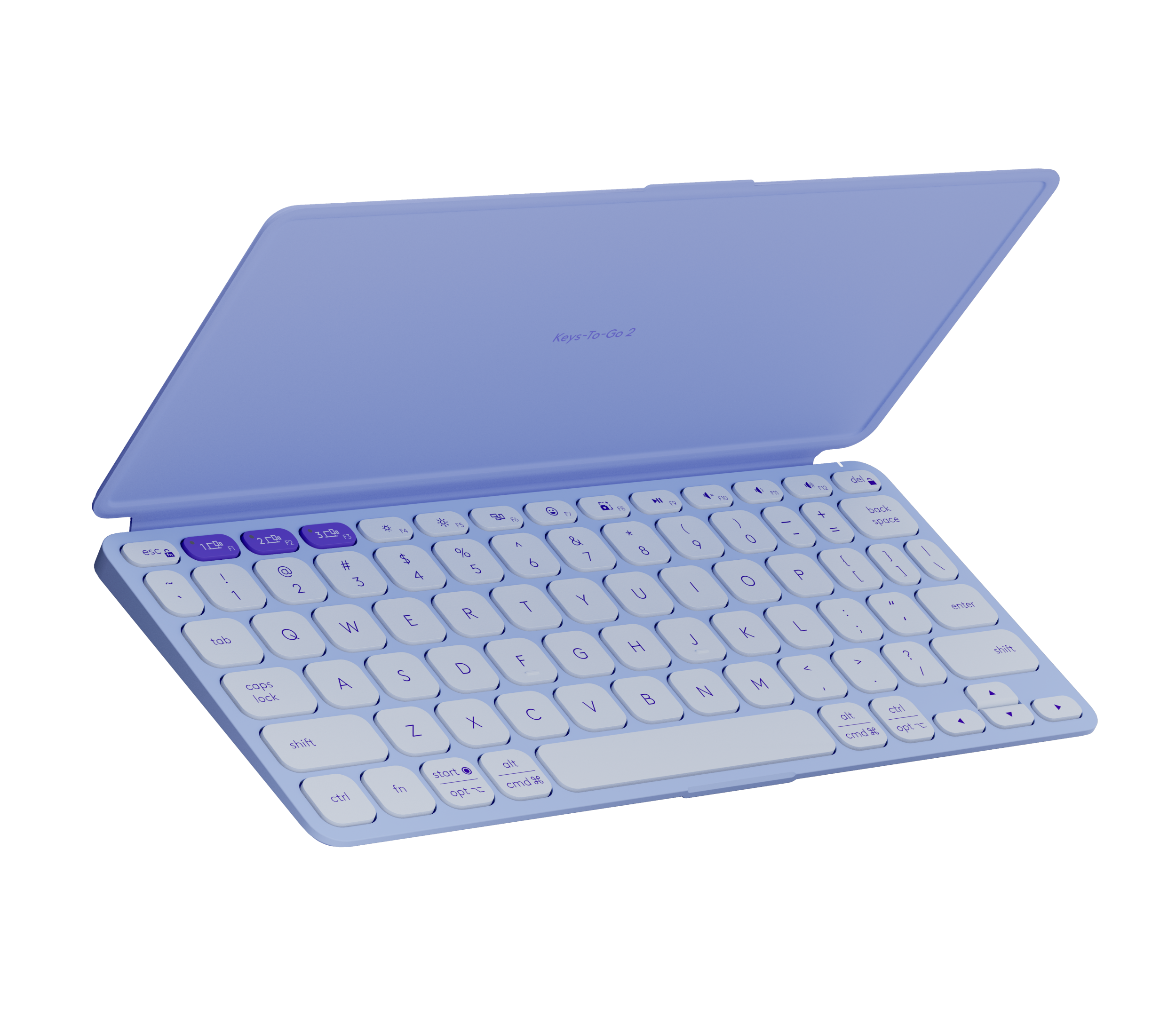 Refurbished Keys-To-Go 2 Tablet Keyboard - Graphite - English US (QWERTY) - View 5