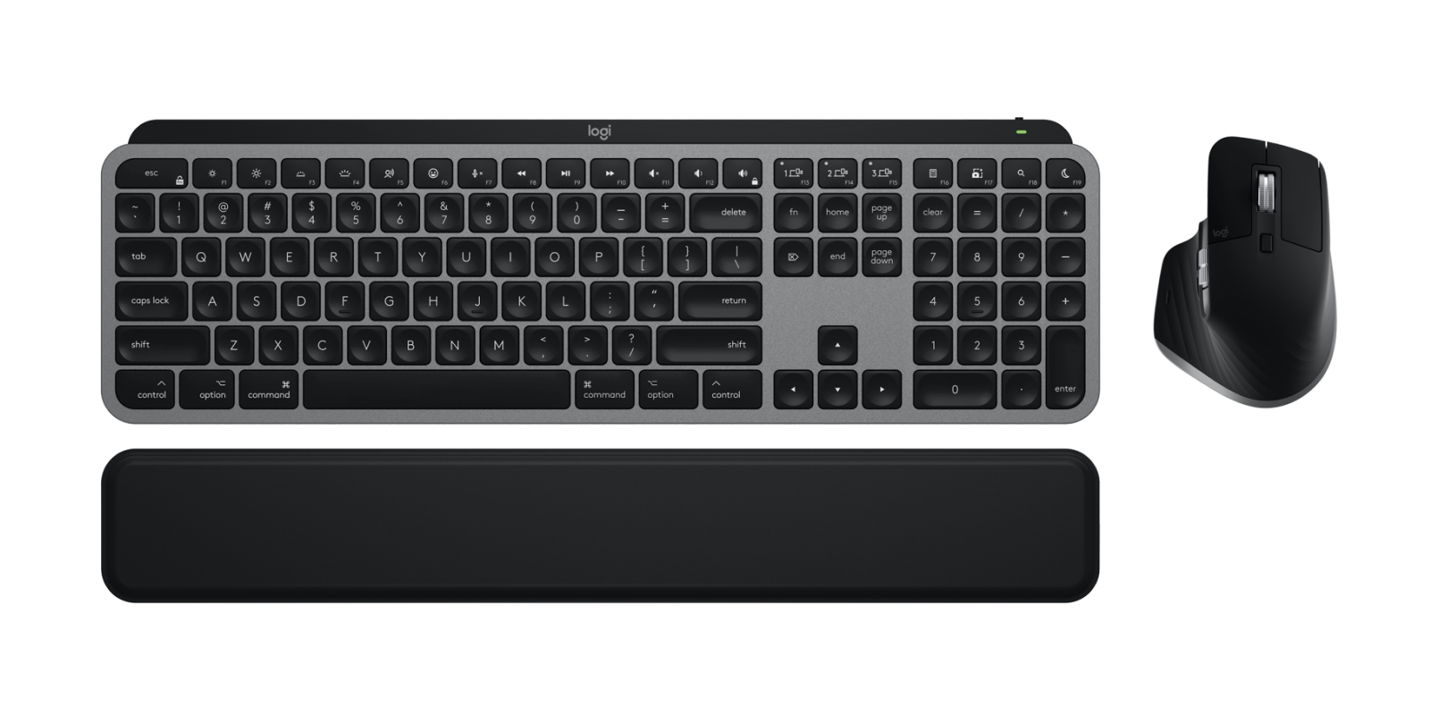 MX Keys S Combo for Mac - Space Gray - English US (QWERTY)
