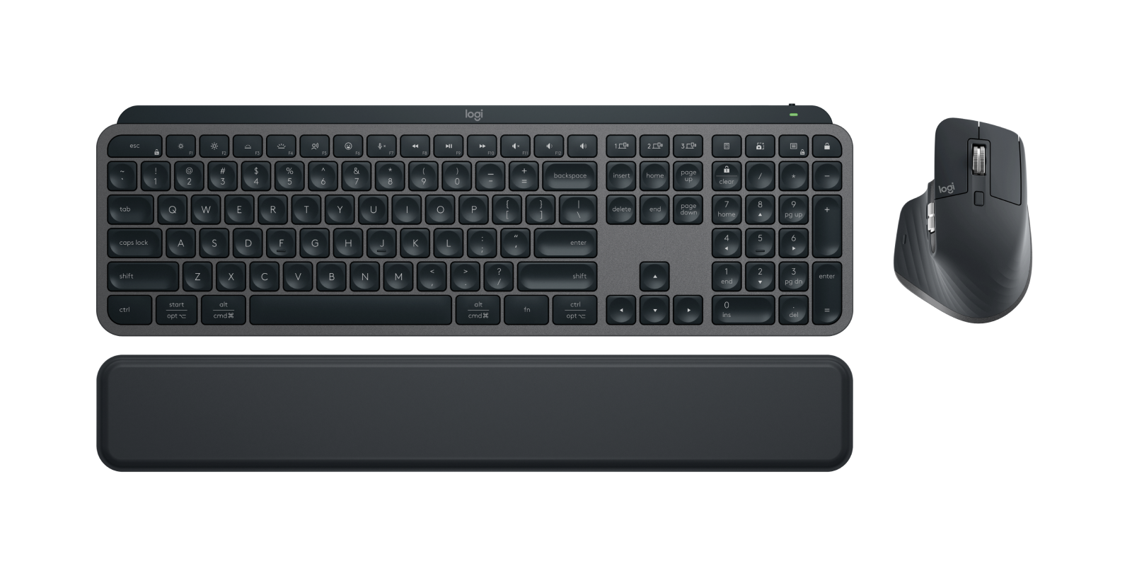 MX Keys S Combo - Graphite - English US (QWERTY)