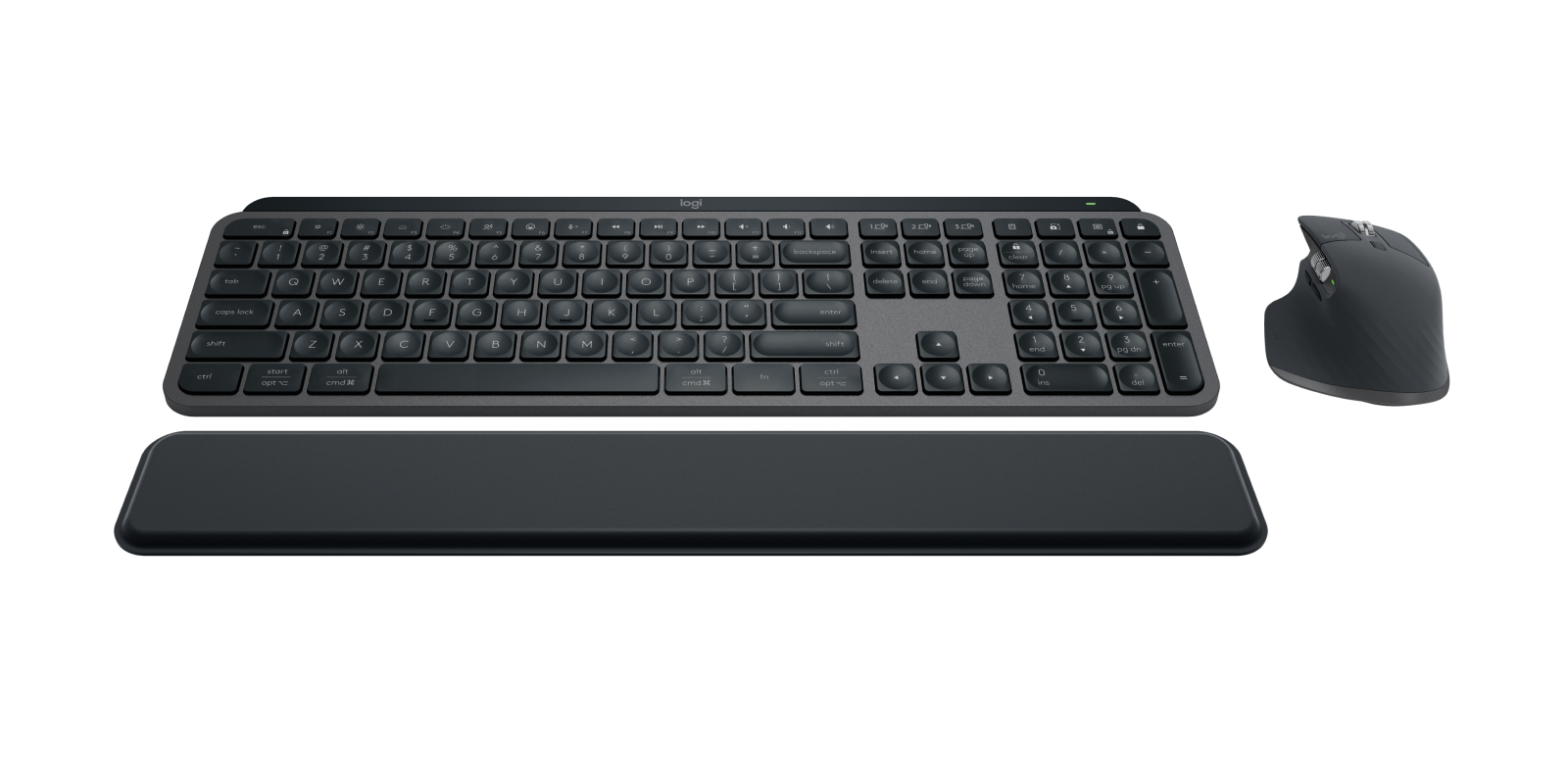 MX Keys S Combo - Graphite - English US (QWERTY) - View 2