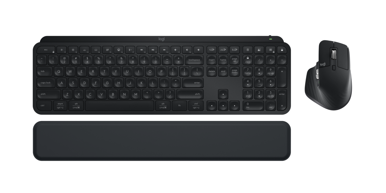 MX Keys S Combo - Graphite - English US (QWERTY) - View 5