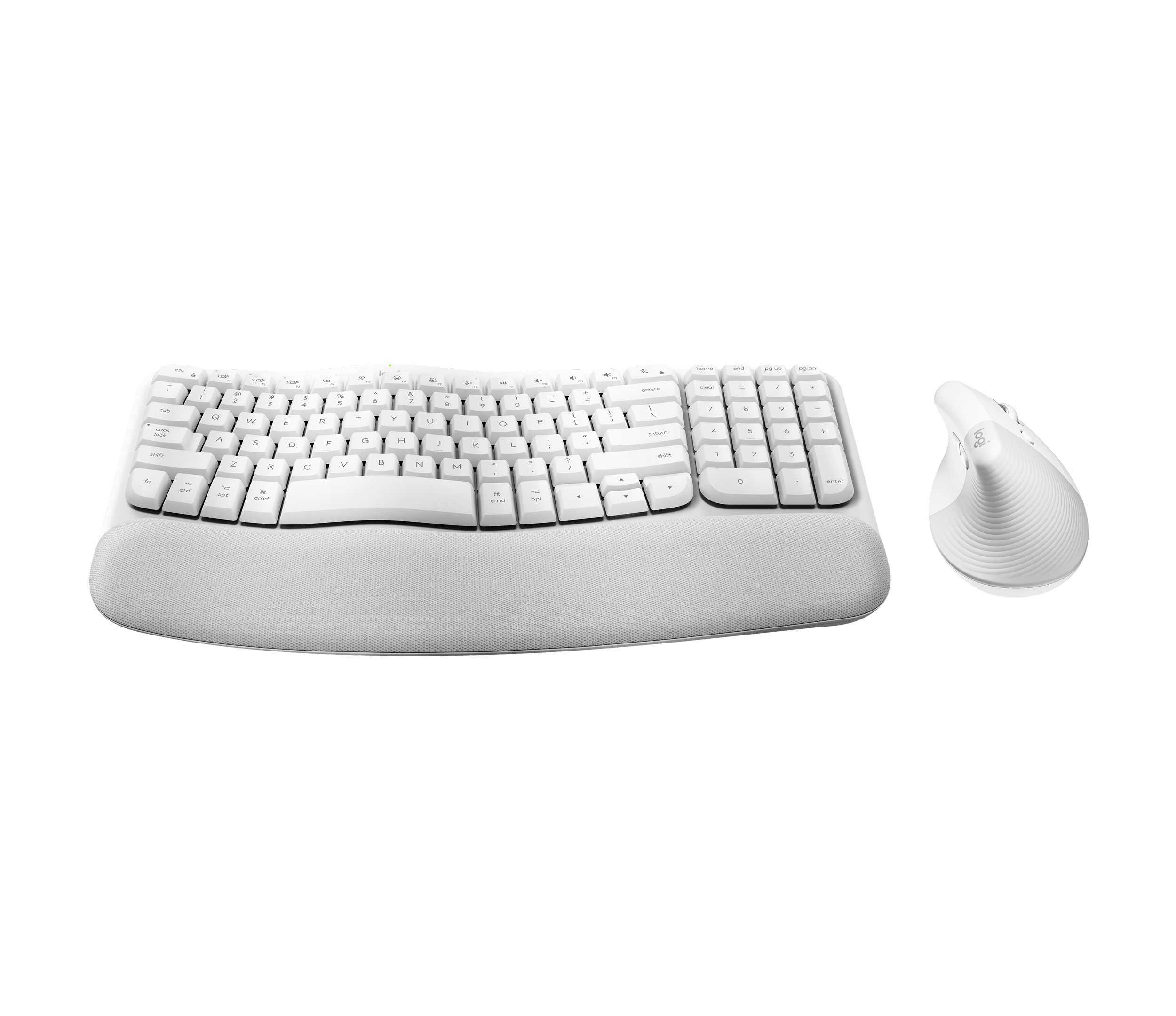 Wave Keys and Lift Combo for Mac - Off-white - English US (QWERTY) - View 3