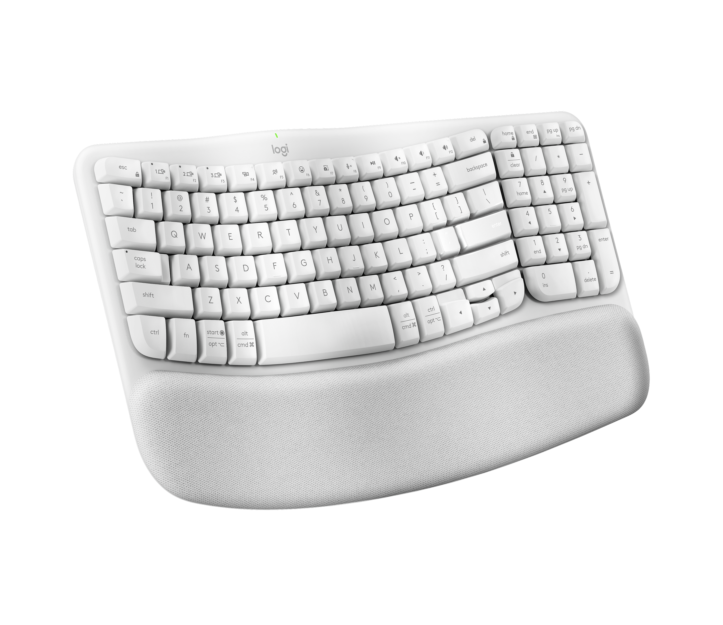 Wave Keys and Lift Combo for Mac - Off-white - English US (QWERTY) - View 5