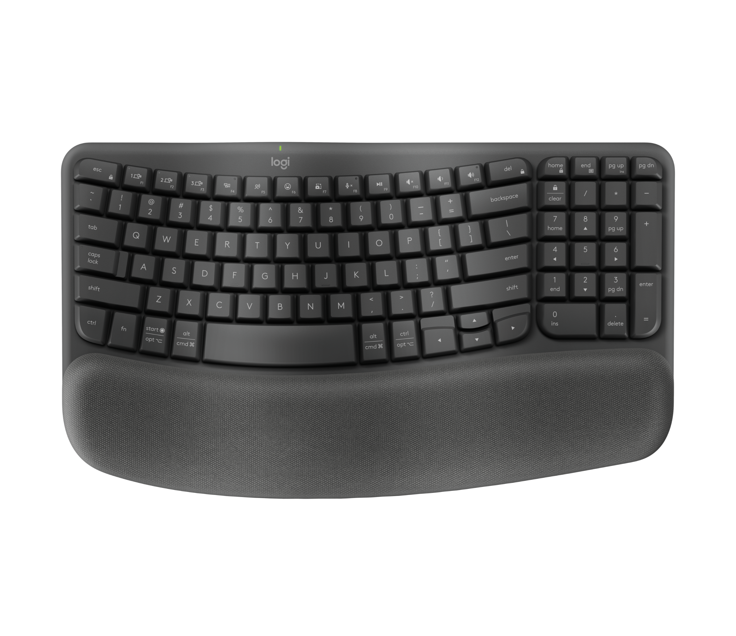 Wave Keys and Lift Combo - Graphite - English US (QWERTY) - View 5