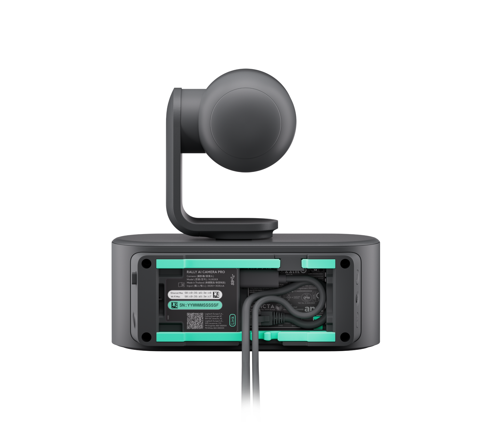 Rally AI Camera Pro - Graphite - View 4