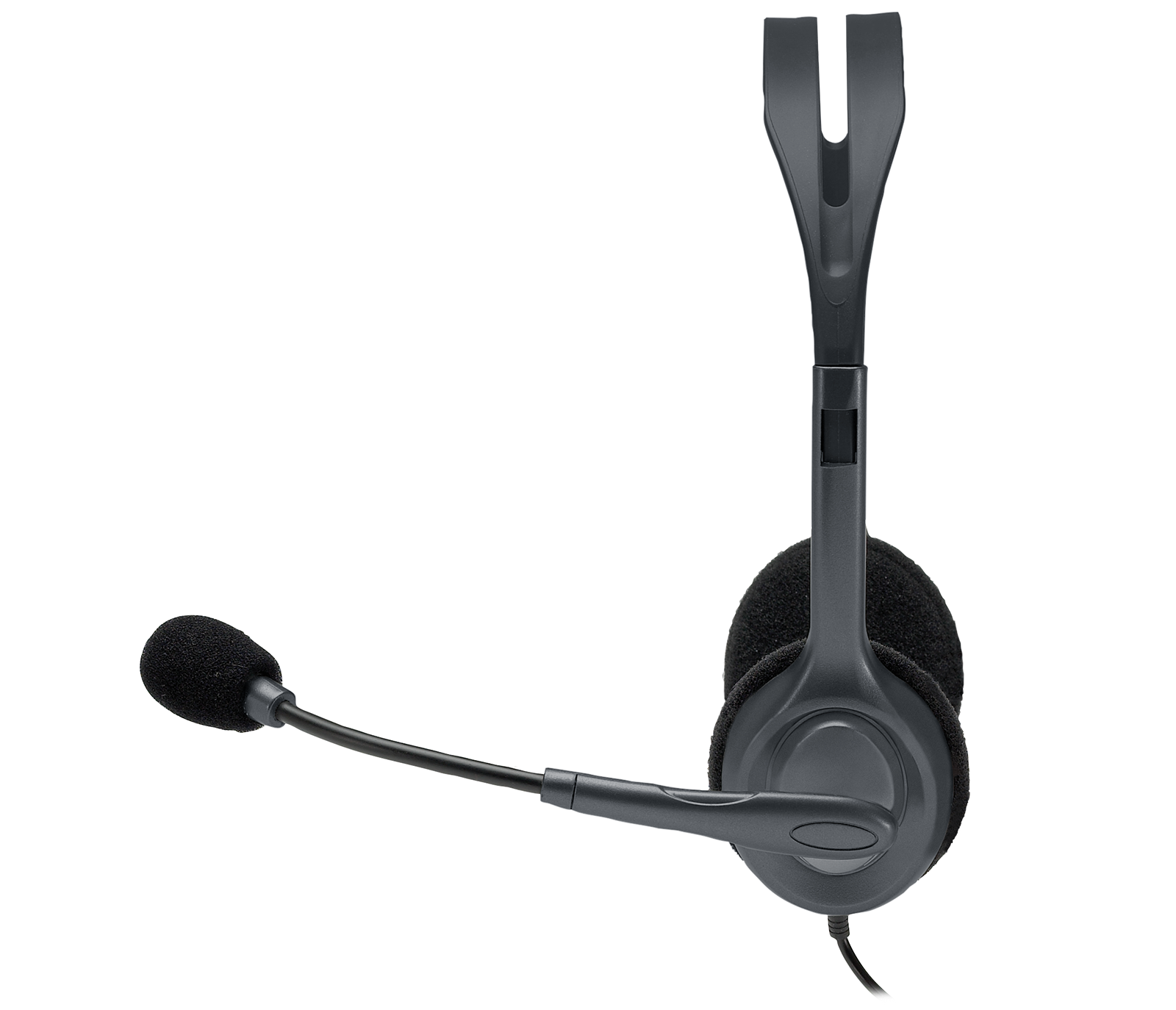 H111 Stereo Headset - Black - View 2