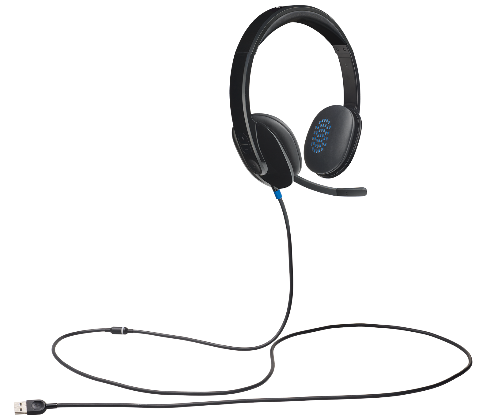 H540 USB COMPUTER HEADSET - Black - View 4