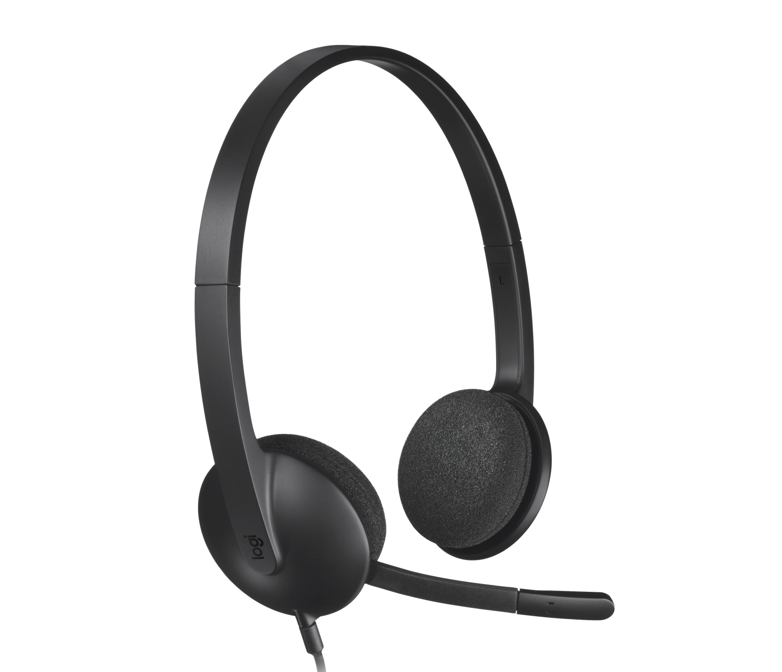 H340 USB Computer Headset - Black