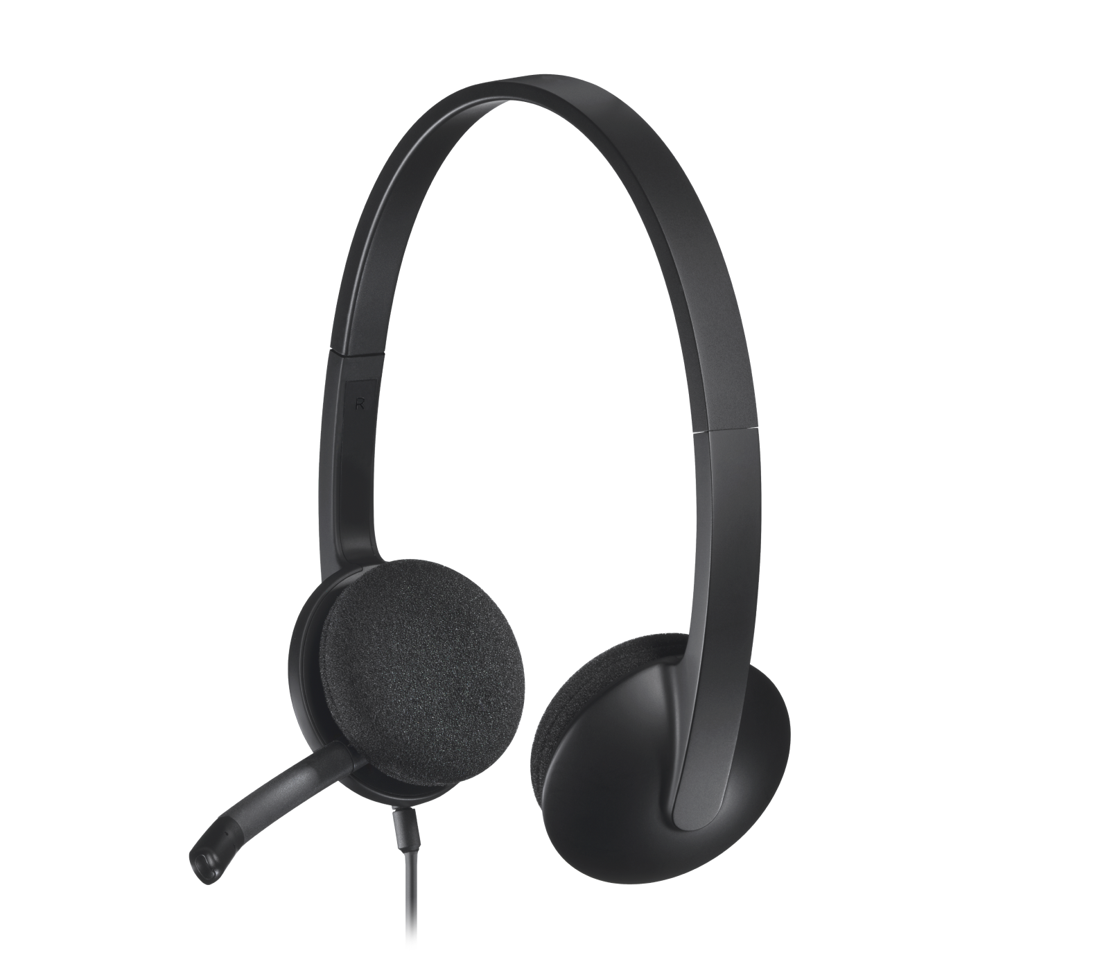 H340 USB Computer Headset - Black - View 2