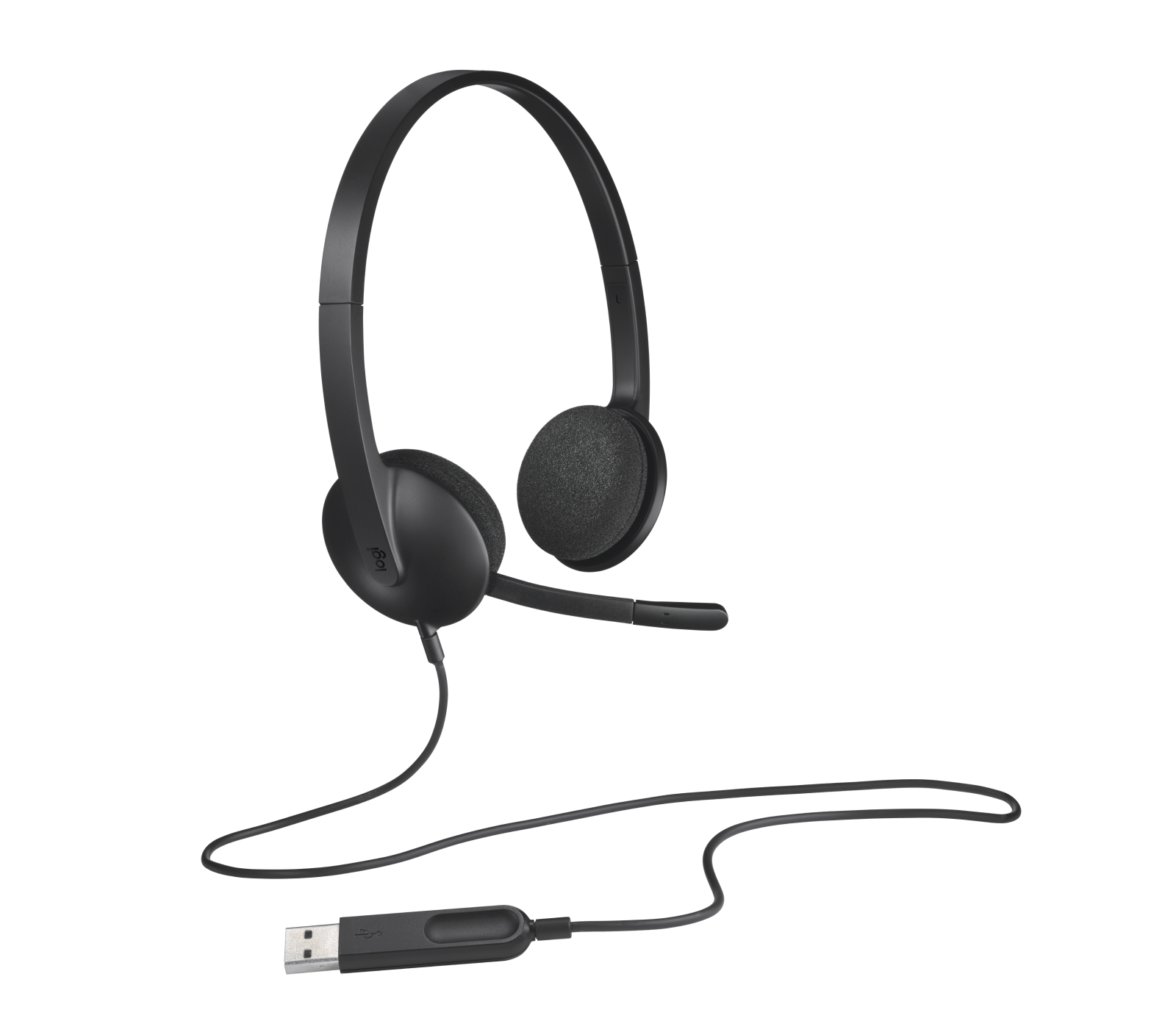 H340 USB Computer Headset - Black - View 5
