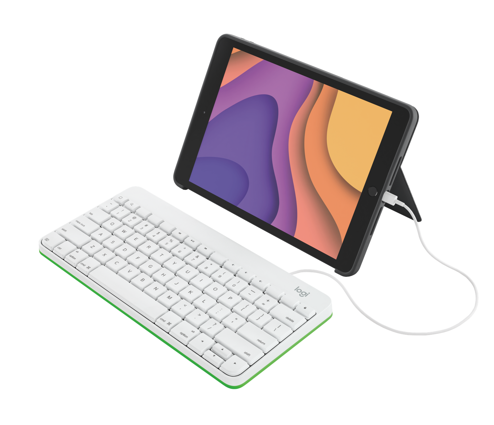 Wired Keyboard for iPad - English US (QWERTY) - View 2