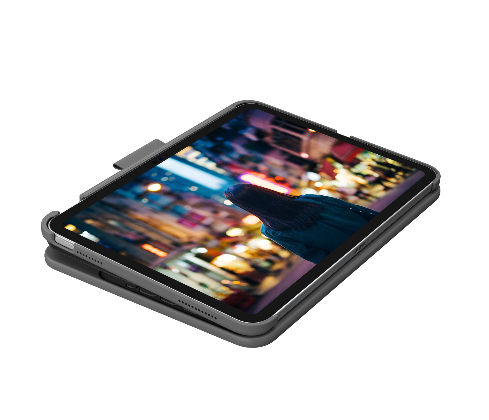 Slim Folio - Oxford Grey - English US (QWERTY) - View 3
