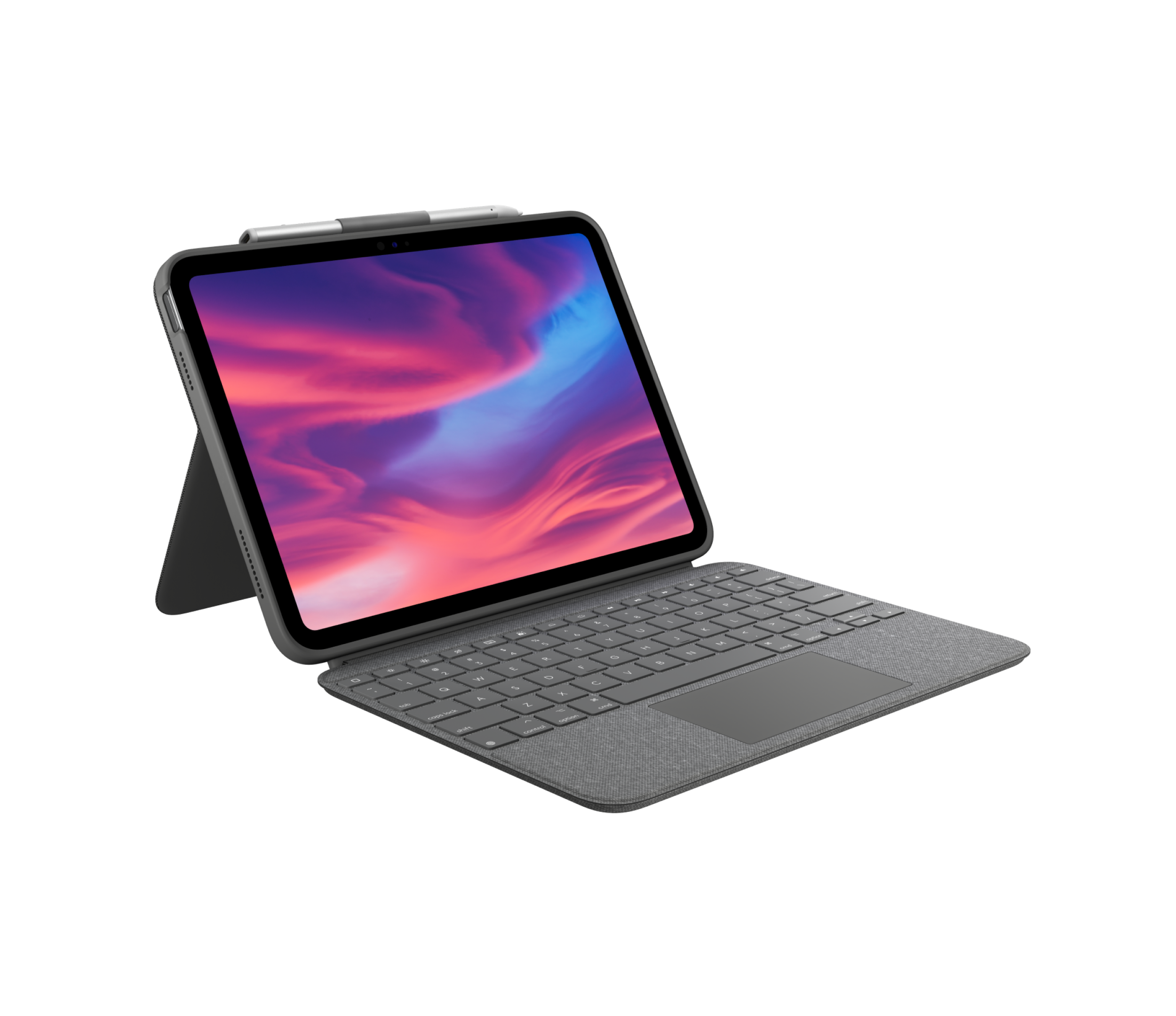 Combo Touch for iPad - Oxford Grey - English US (QWERTY)