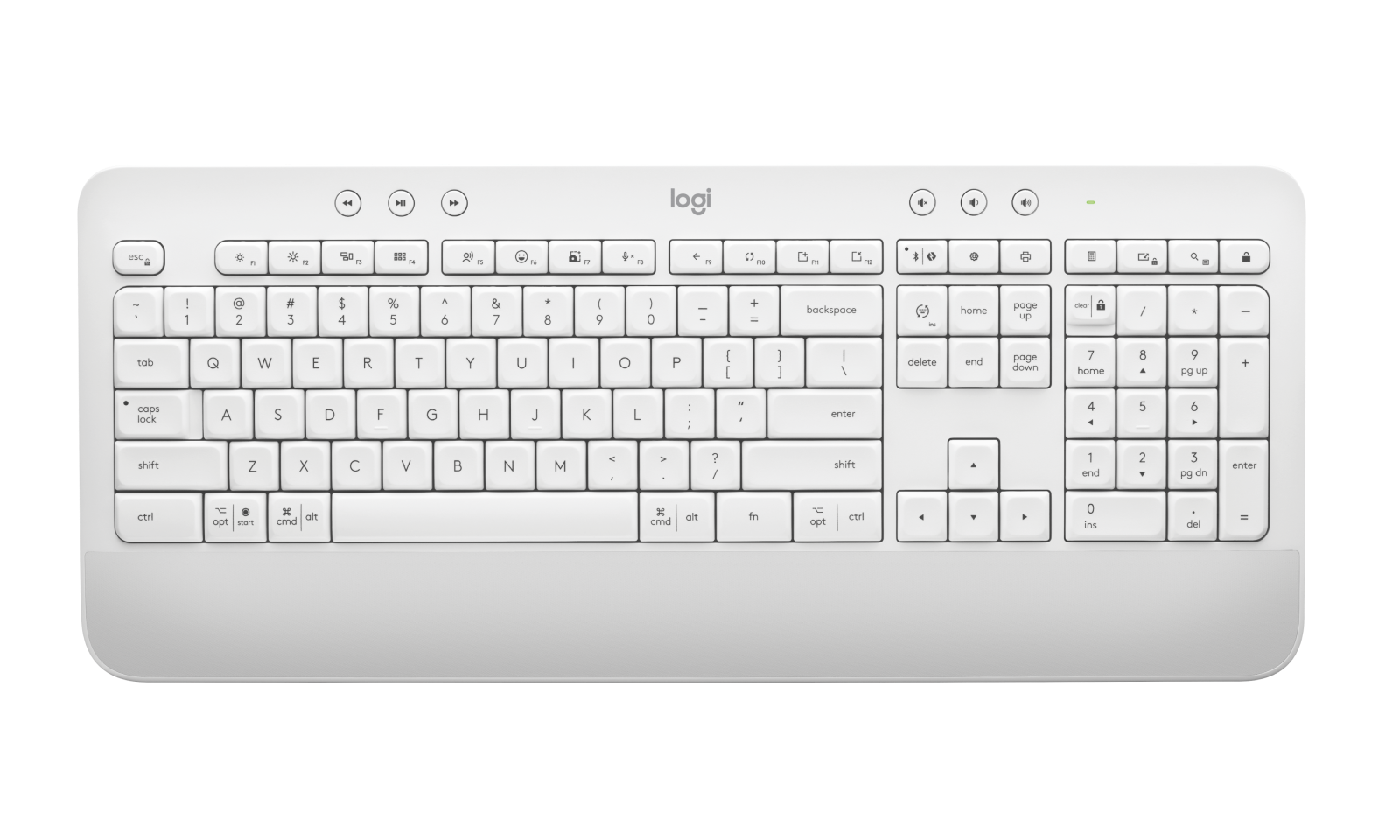 Signature K650 - Off-white - English US (QWERTY)
