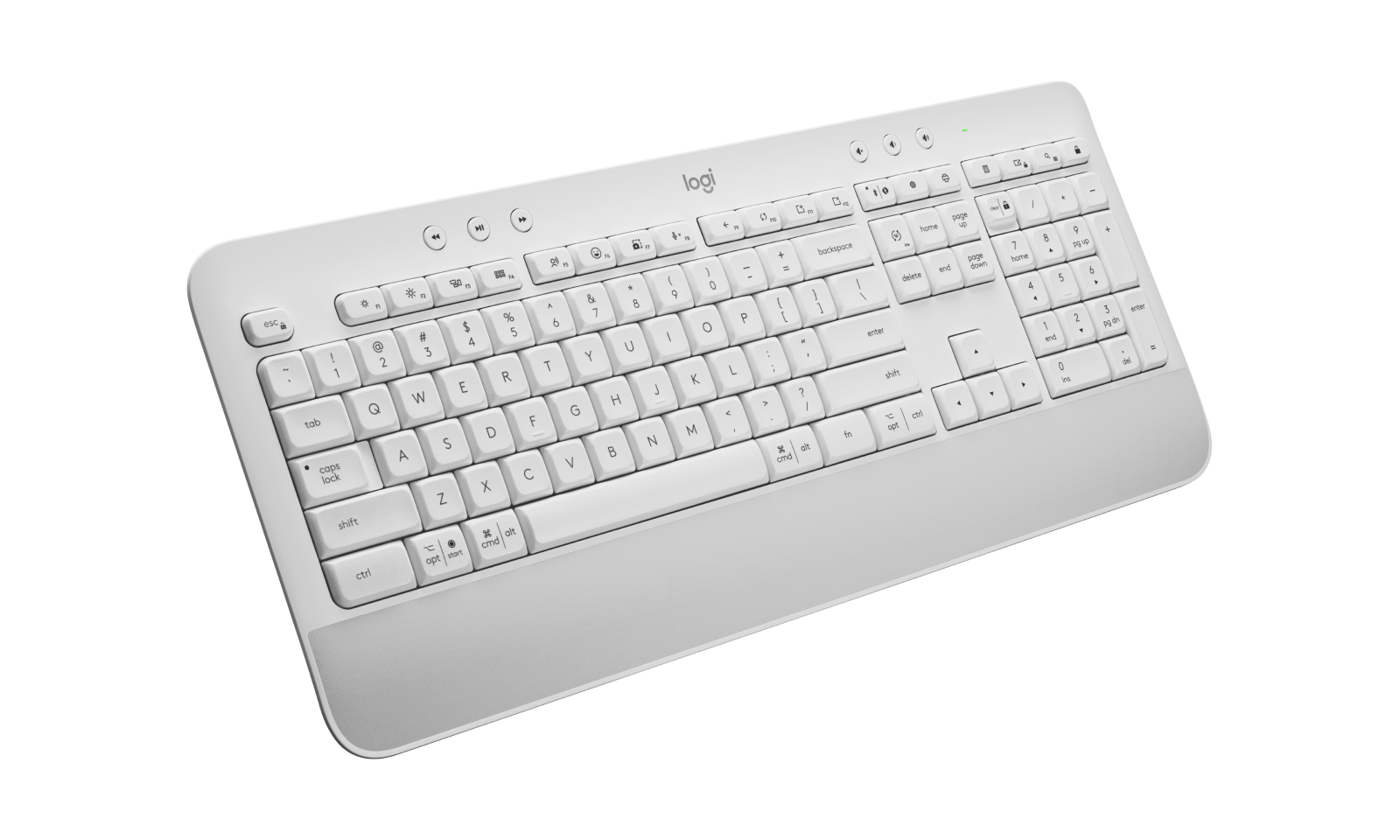 Signature K650 - Off-white - English US (QWERTY) - View 3