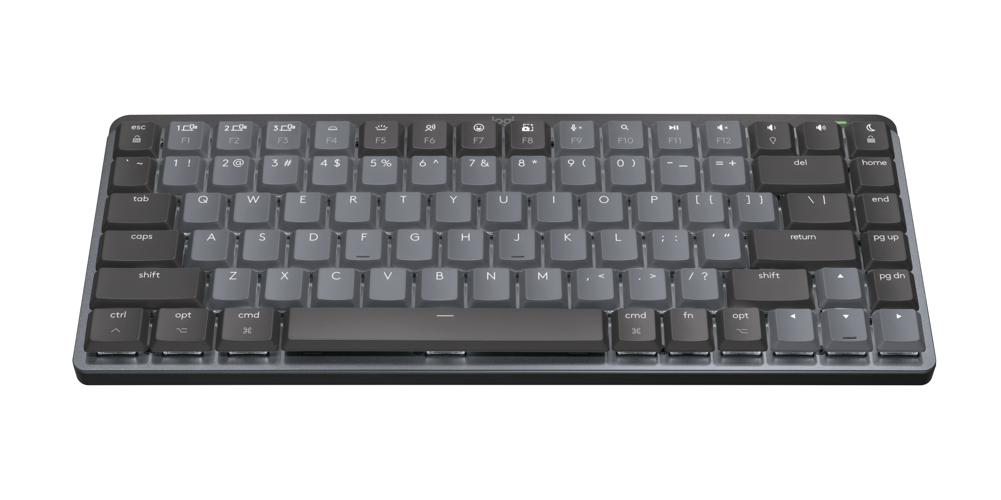 MX Mechanical Mini for Mac - Space Gray - English US (QWERTY) - View 2