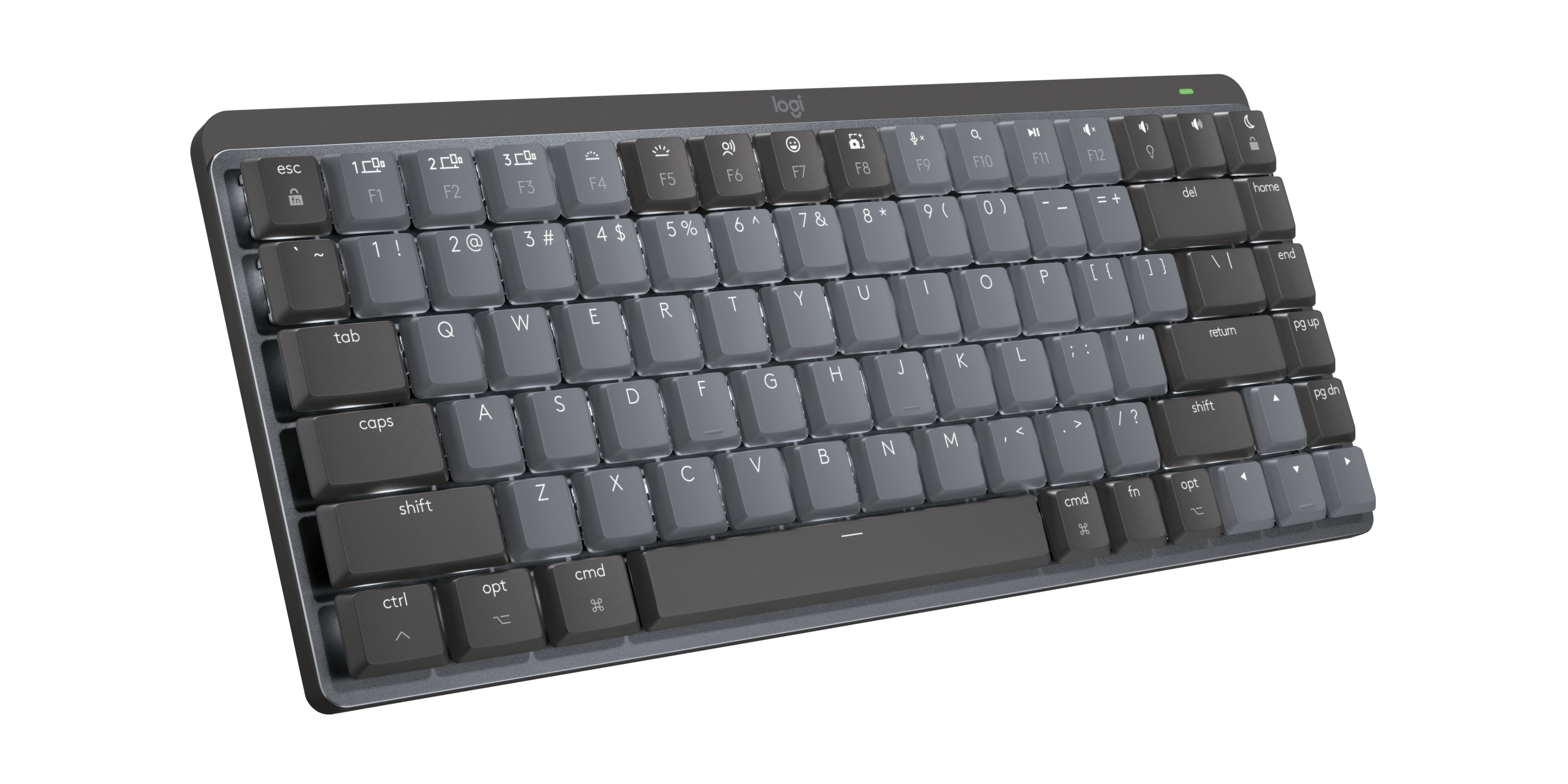 MX Mechanical Mini for Mac - Space Gray - English US (QWERTY) - View 3