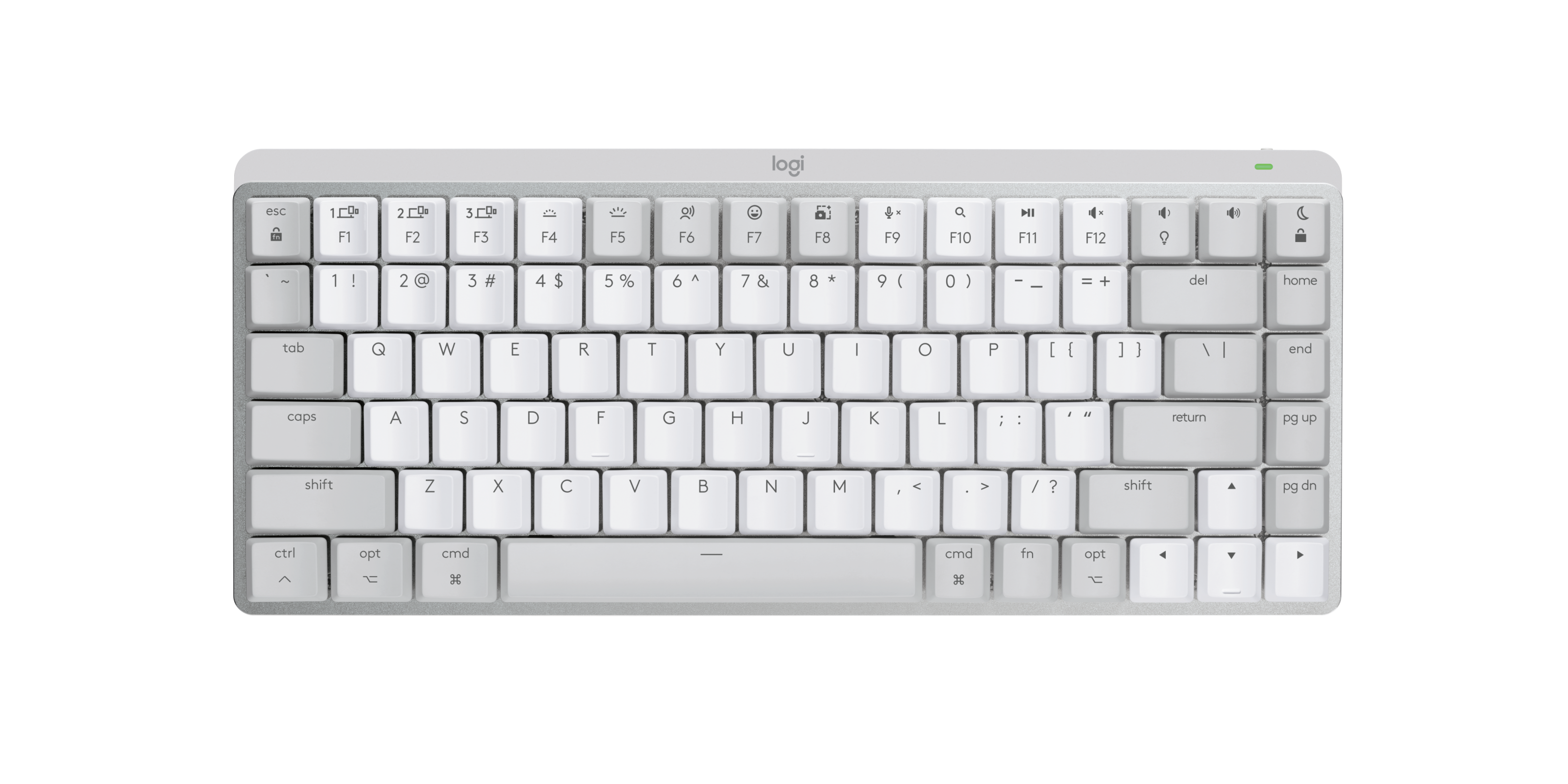 MX Mechanical Mini for Mac - Space Gray - English US (QWERTY) - View 6