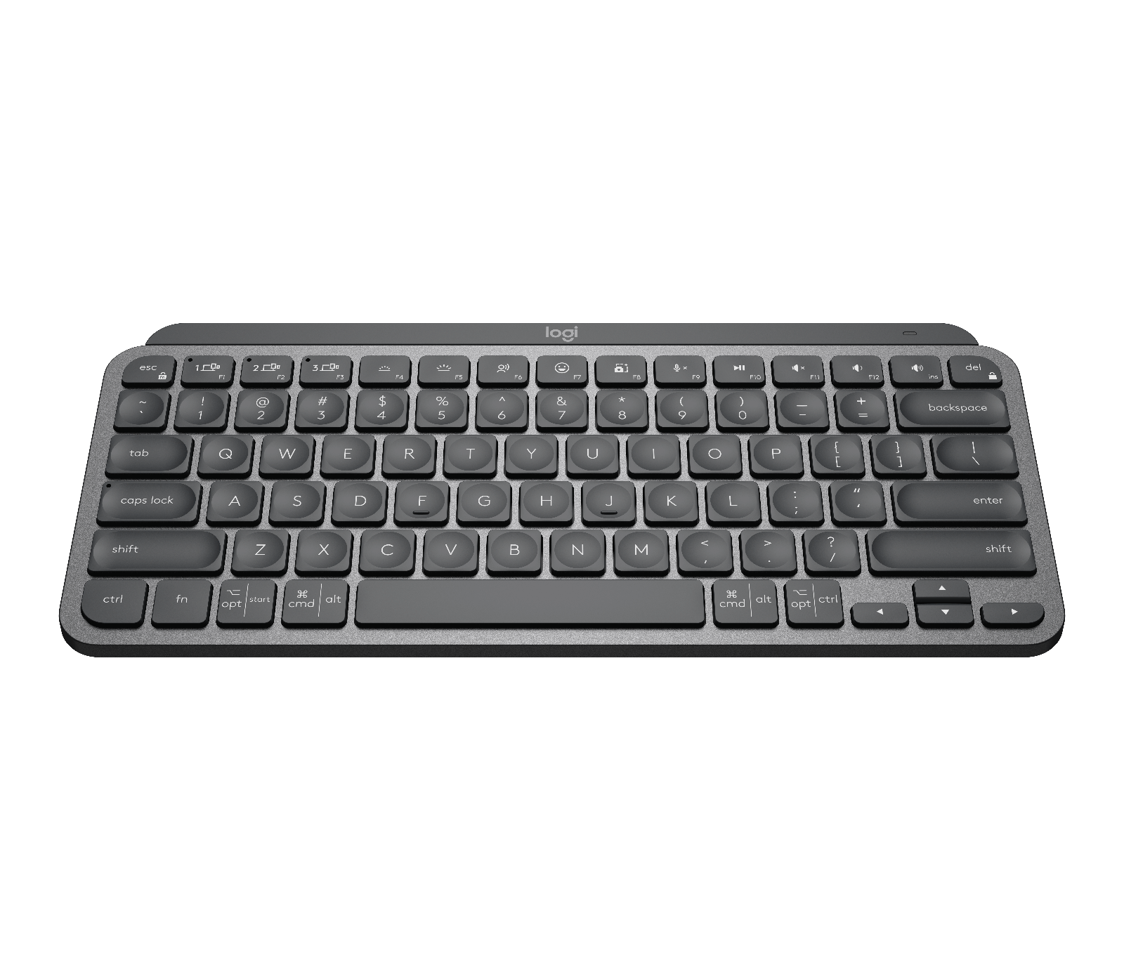 MX Keys Mini - Graphite - English US (QWERTY) - View 2