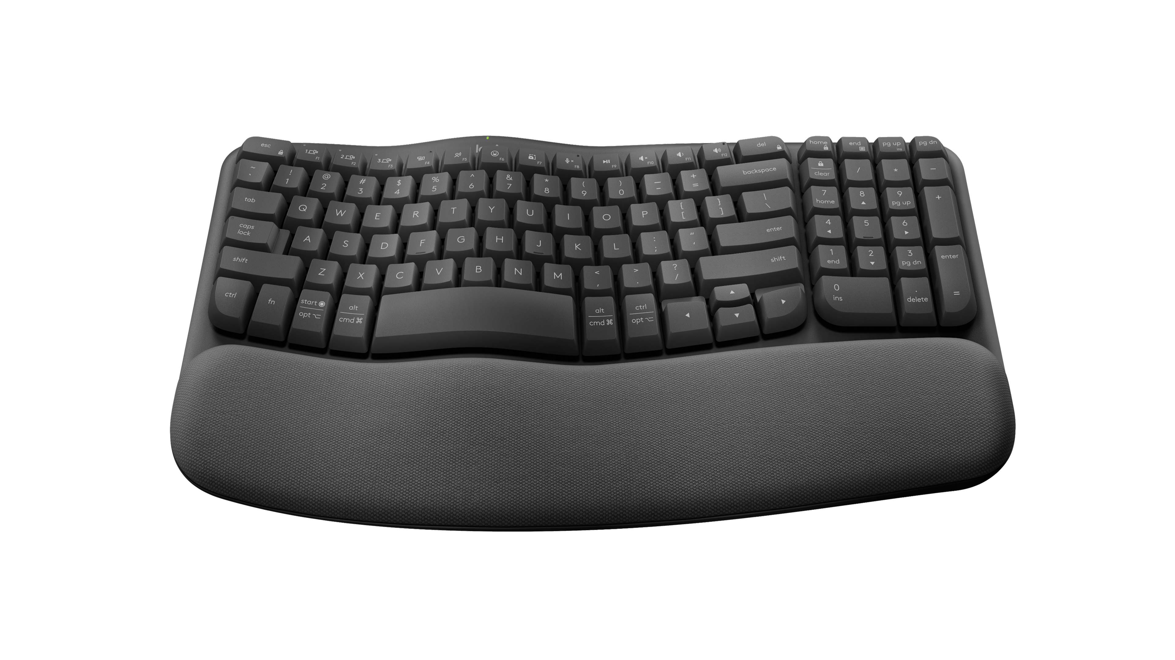 Wave Keys - Graphite - English US (QWERTY) - View 2