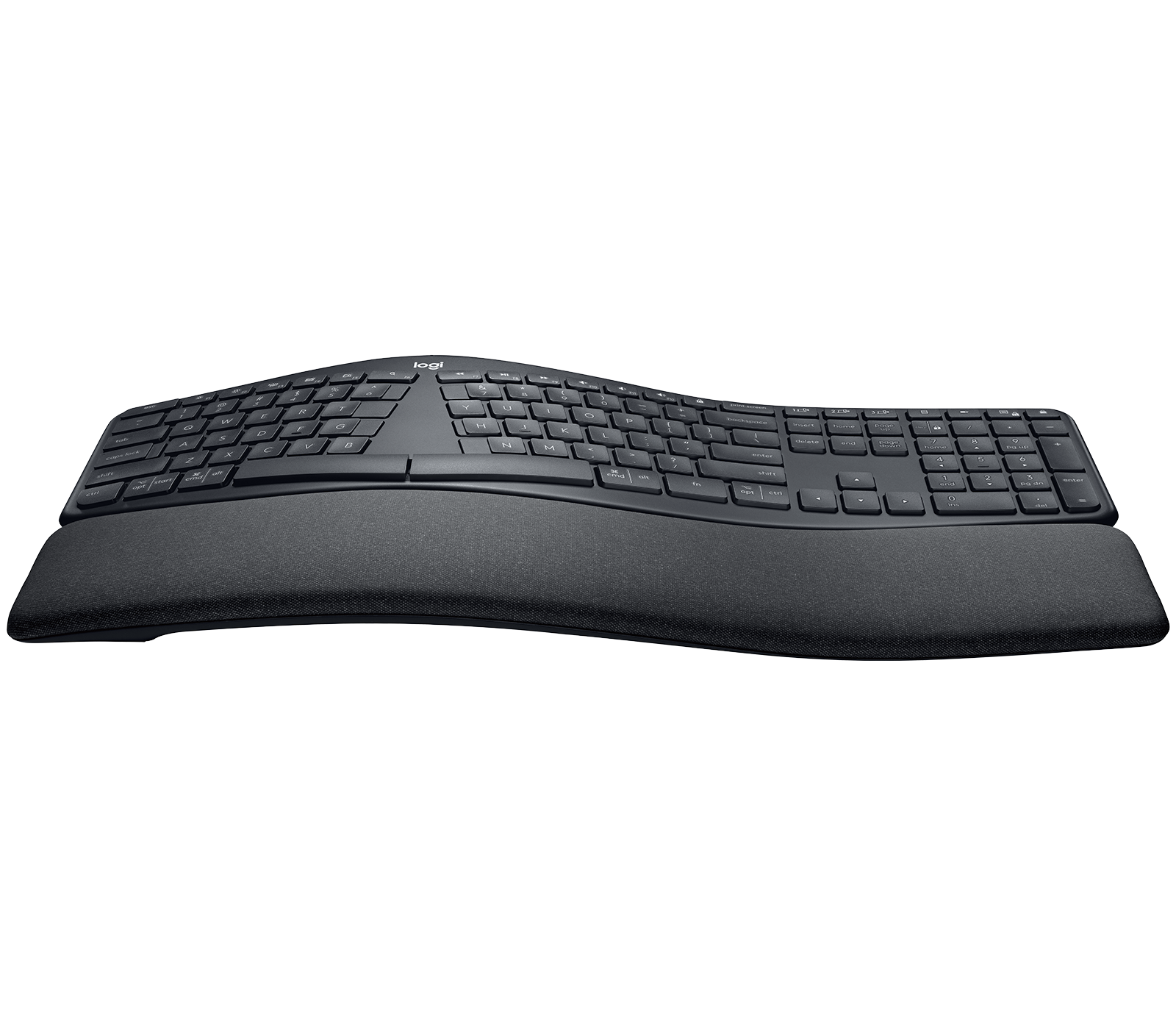 ERGO K860 - Graphite - English US (QWERTY) - View 3