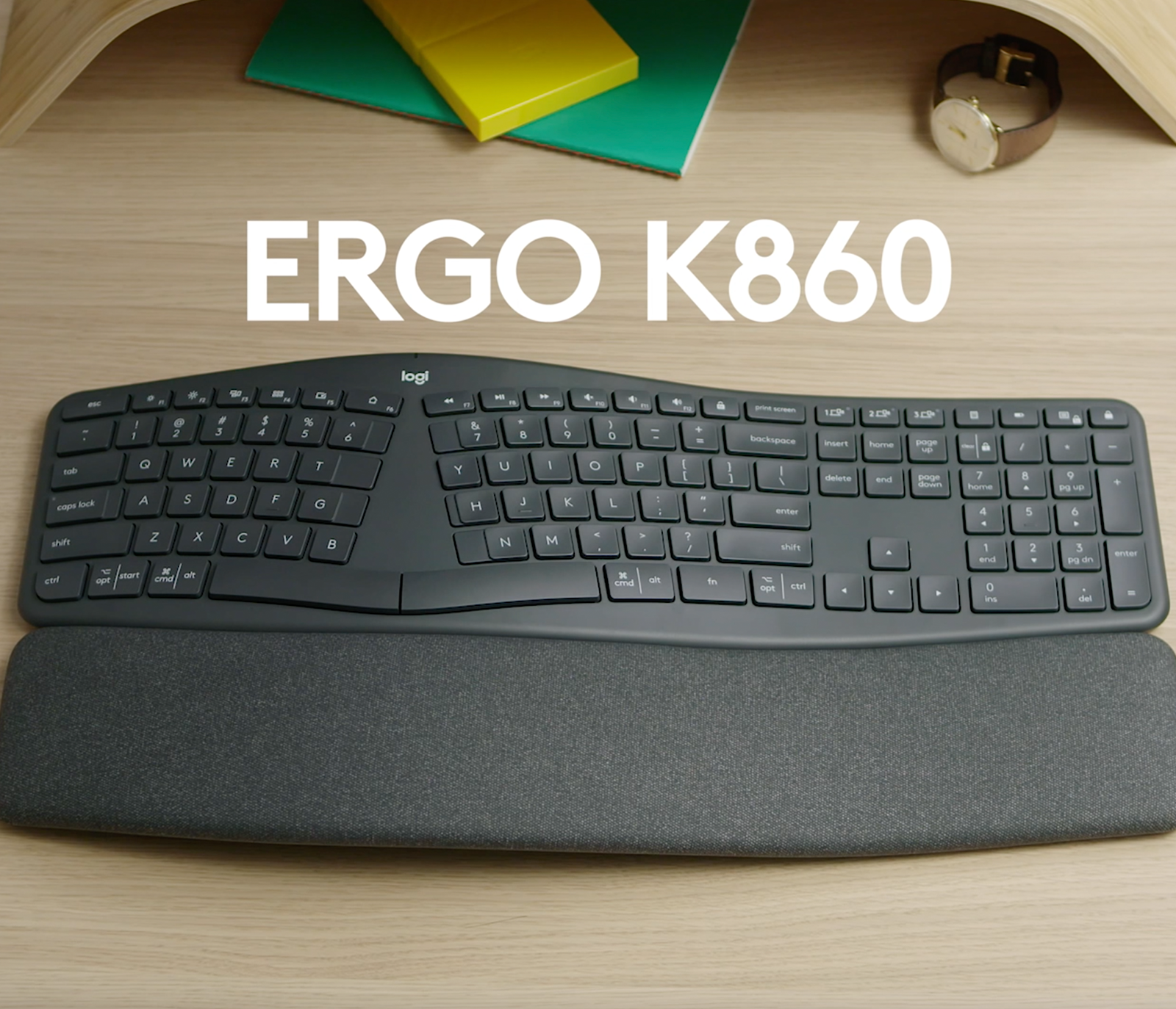 ERGO K860 - Graphite - English US (QWERTY) - View 5