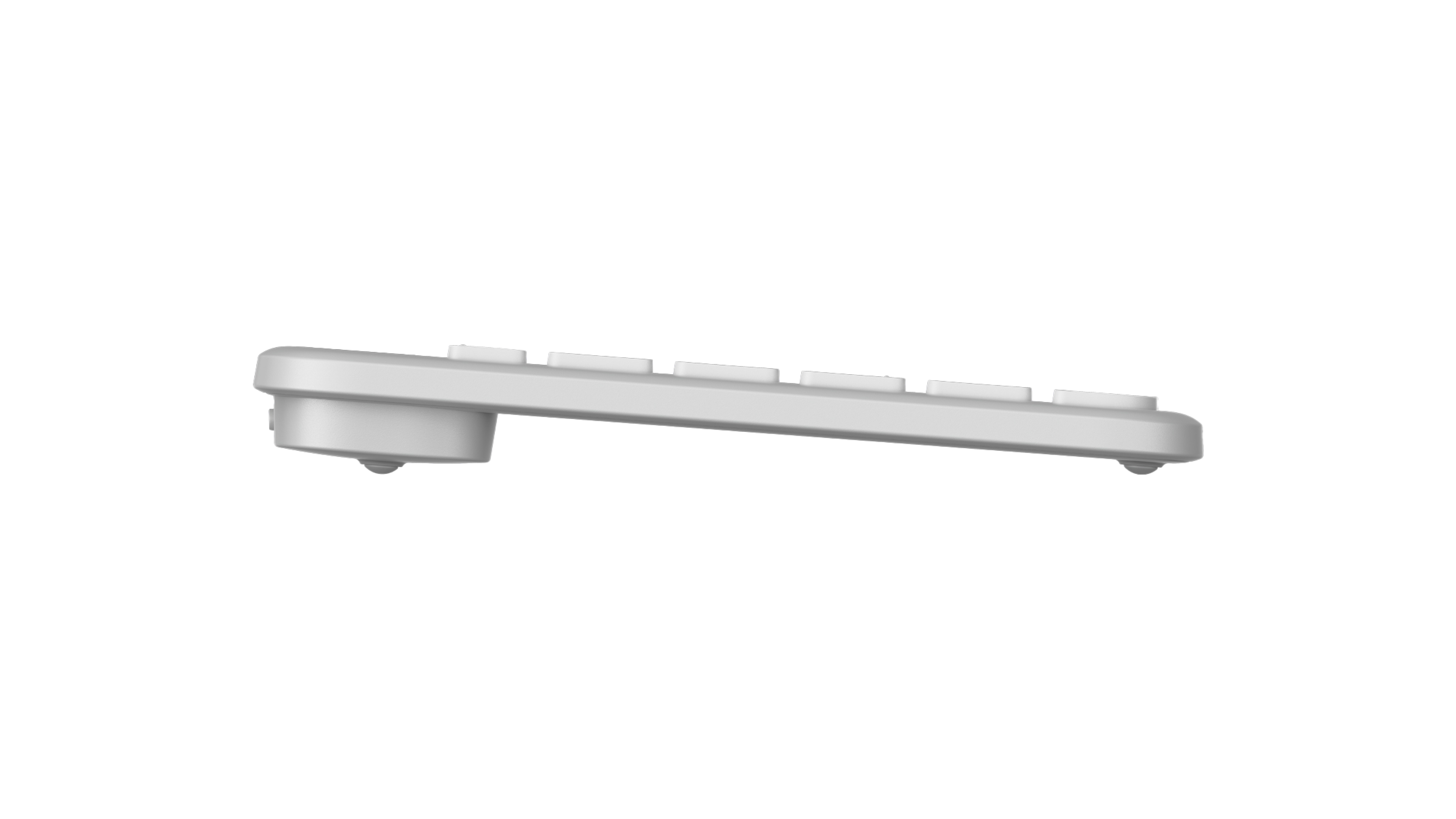 Signature Slim Solar+ for Mac wireless keyboard K980 - Off-white - English US - View 3