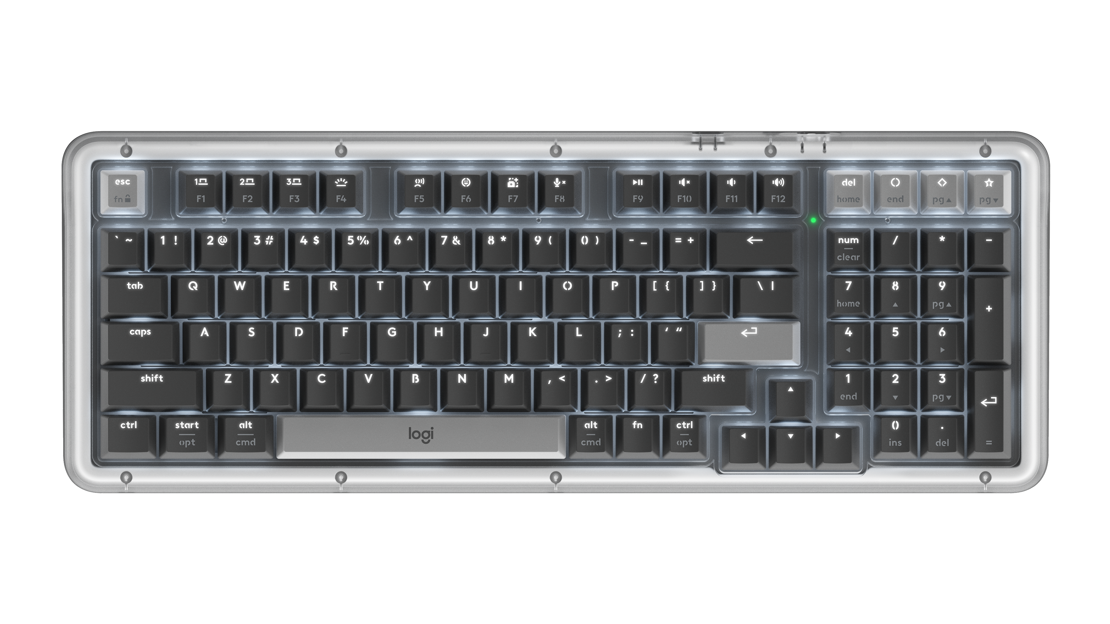 Alto Keys K98M - Graphite - English US (QWERTY)