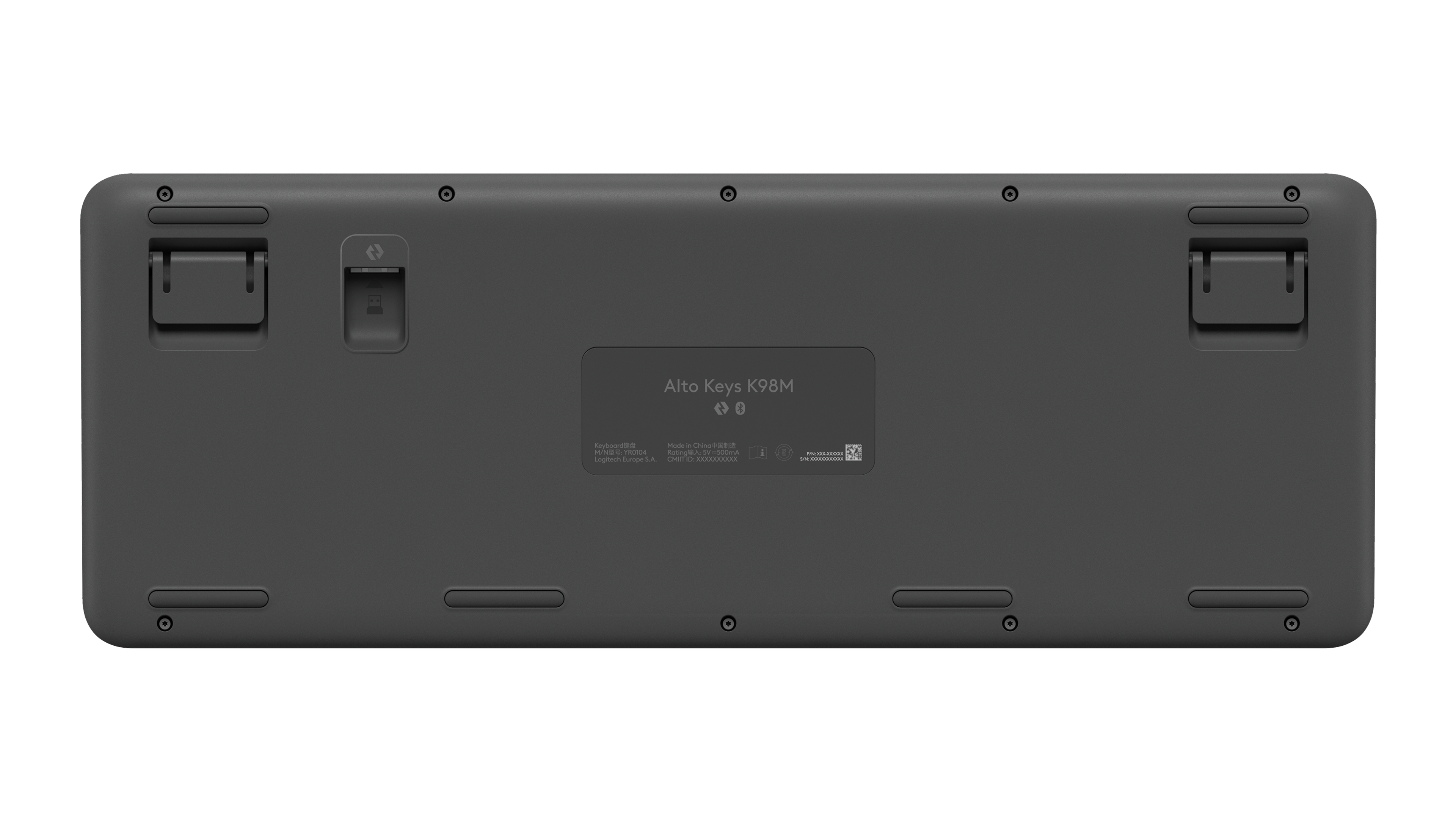 Alto Keys K98M - Graphite - English US (QWERTY) - View 5