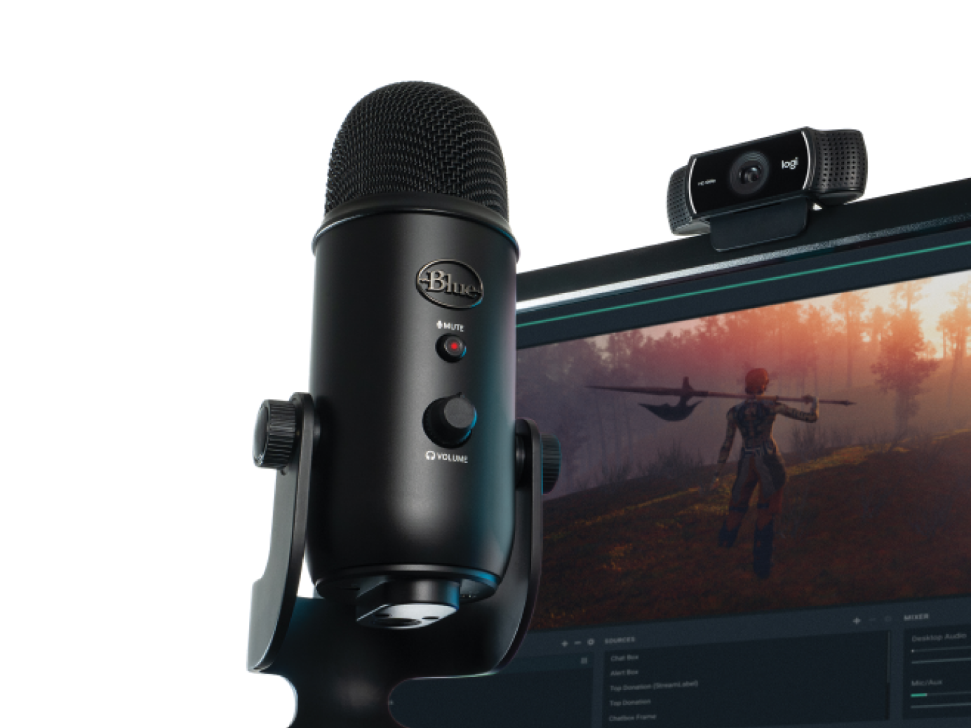 Yeti + C922 Pro Streamer Pack - Black - View 6