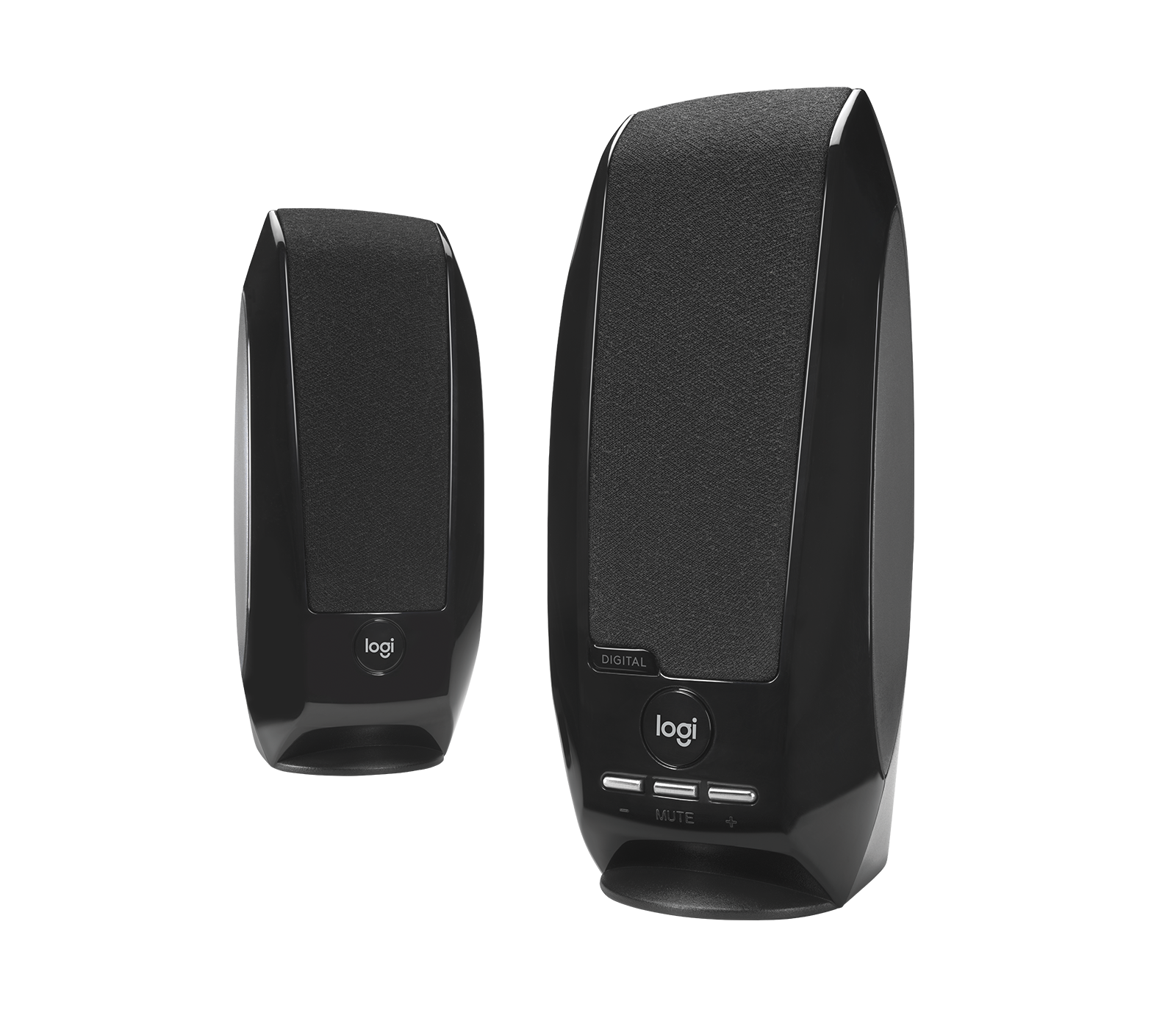S150 USB Stereo Speakers - Black - View 2