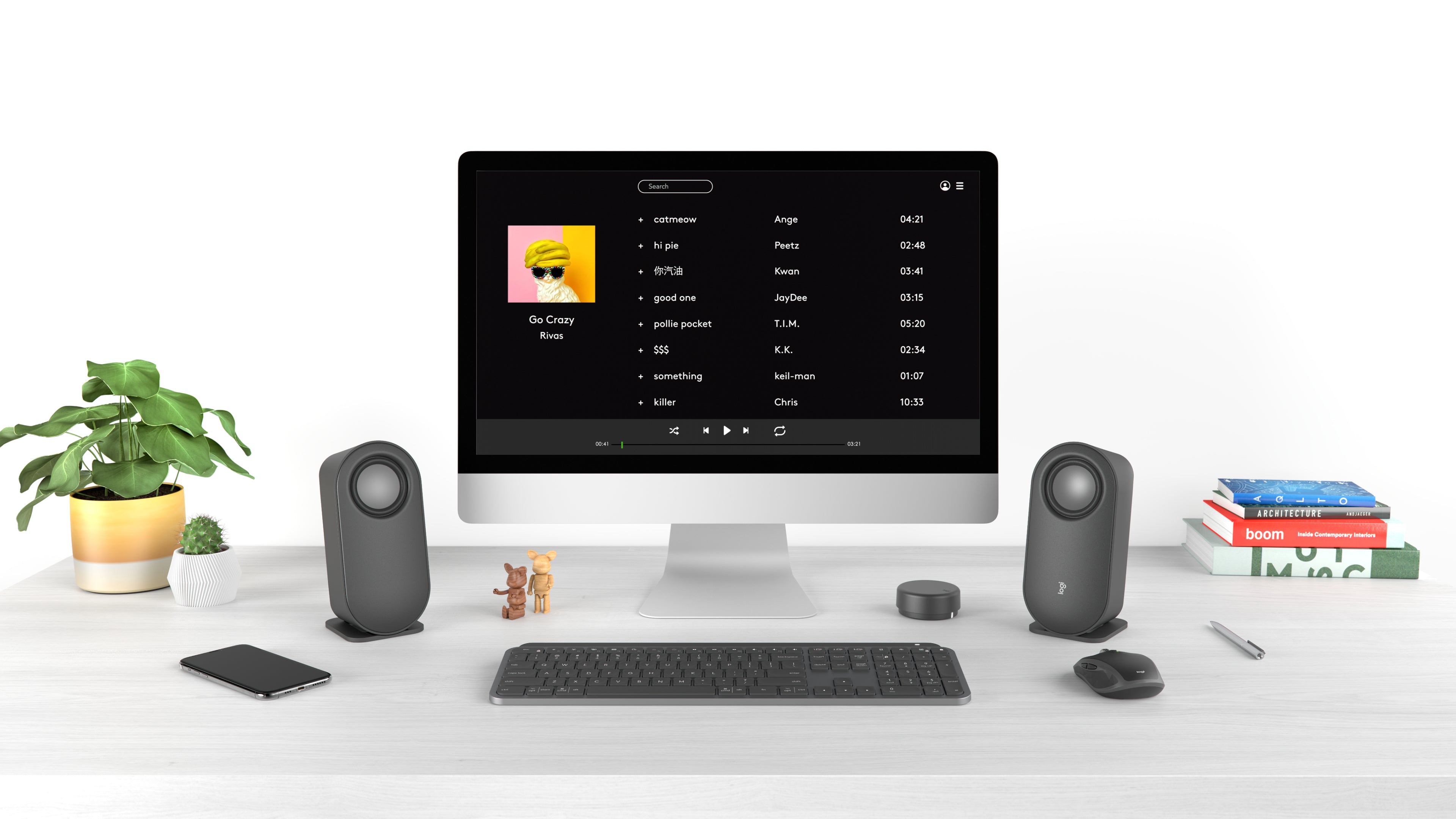 Z407 Bluetooth Computer Speakers with Subwoofer and Wireless control - Graphite - View 6